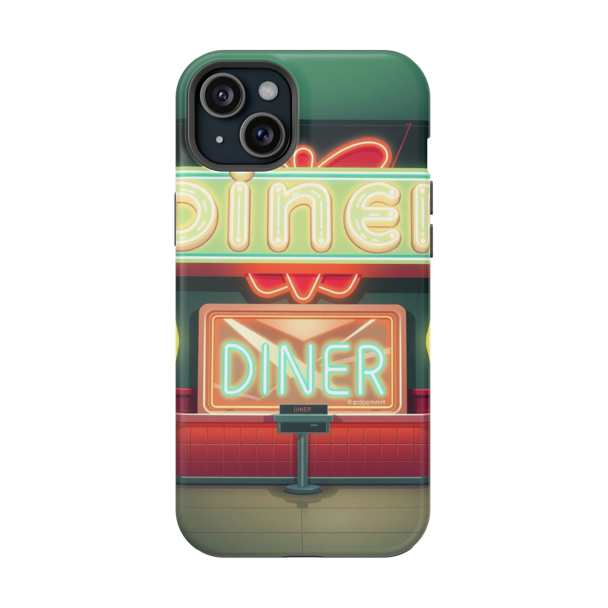 iPhone Neon Diner Sign Mystic Art Bold Modern Everyday Snap Case · iPhone Case