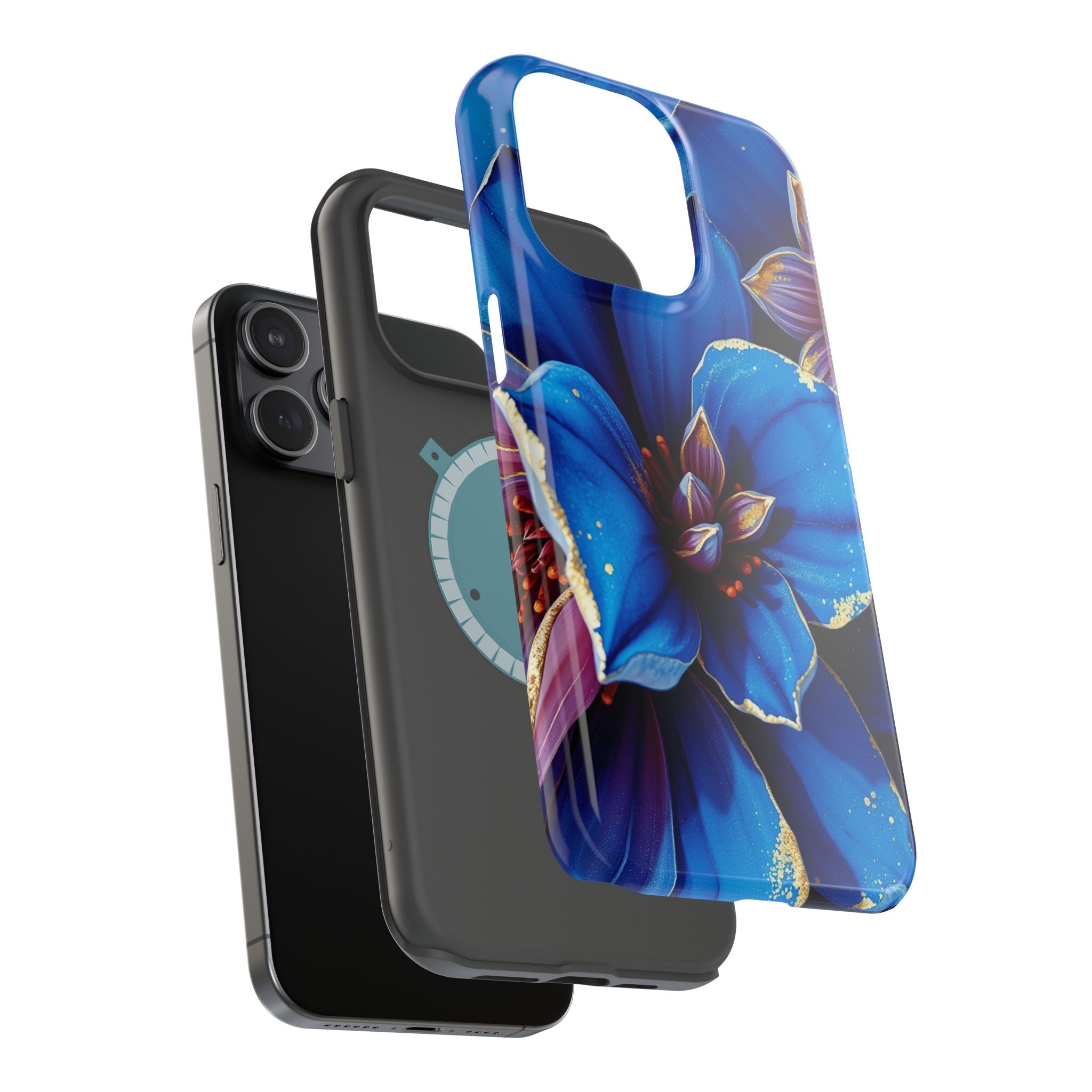iPhone Floral Gold Foil Serene Design Slim Snap Case Ga · iPhone Case