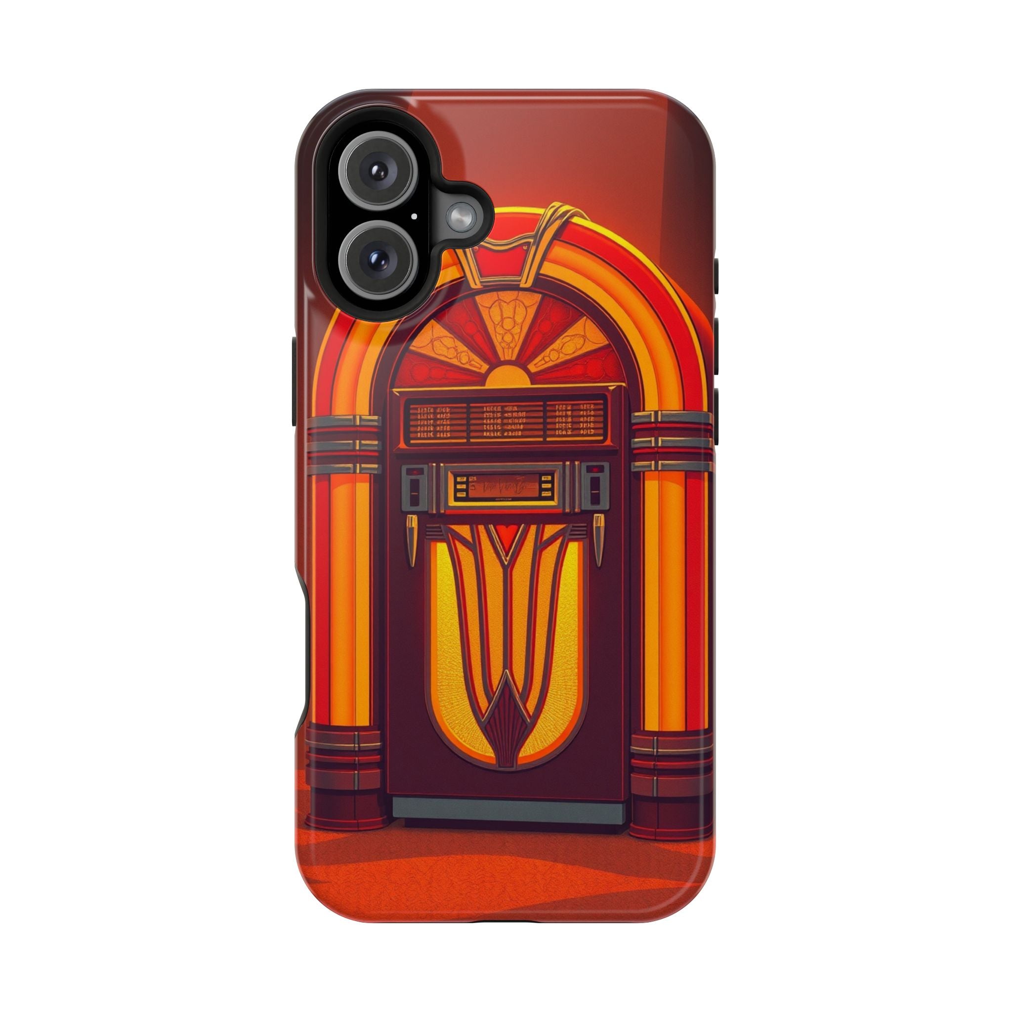 iPhone Jukebox Glow Pop Art Bold Bold Modern Everyday Snap Case · iPhone Case