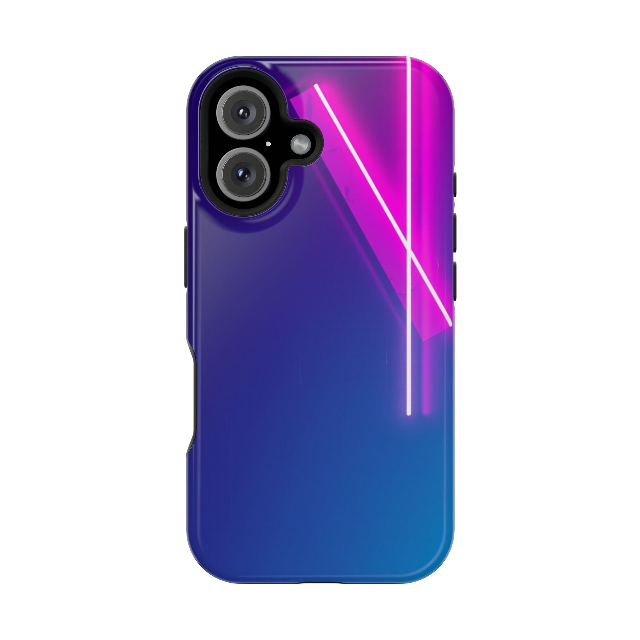 iPhone 1990s Geometric Neon Electric Art Slim Everyday Designer Case · iPhone Ca