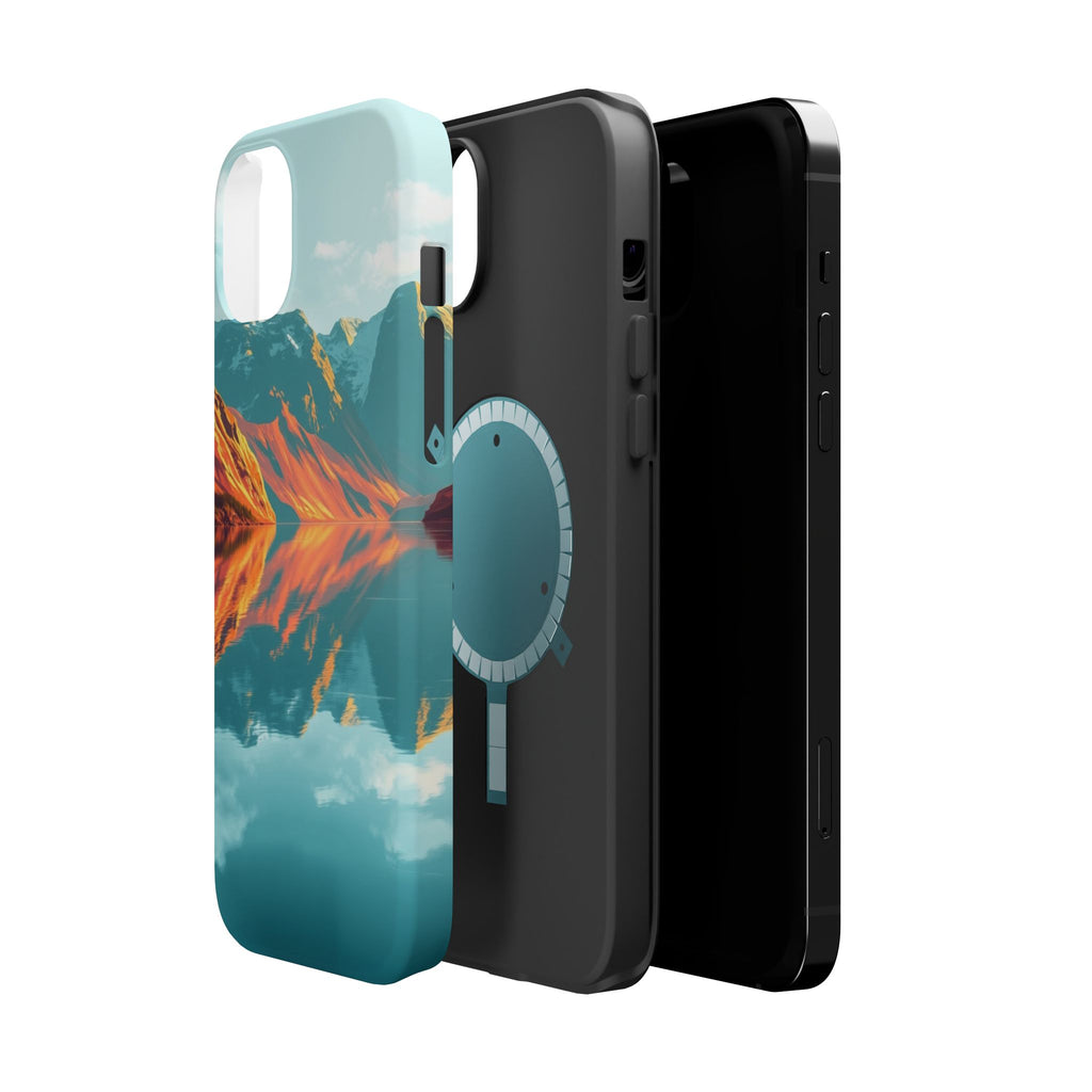 iPhone Fjord Reflection Gold Foil Luxury Slim Everyday iPhone Designer · iPhone