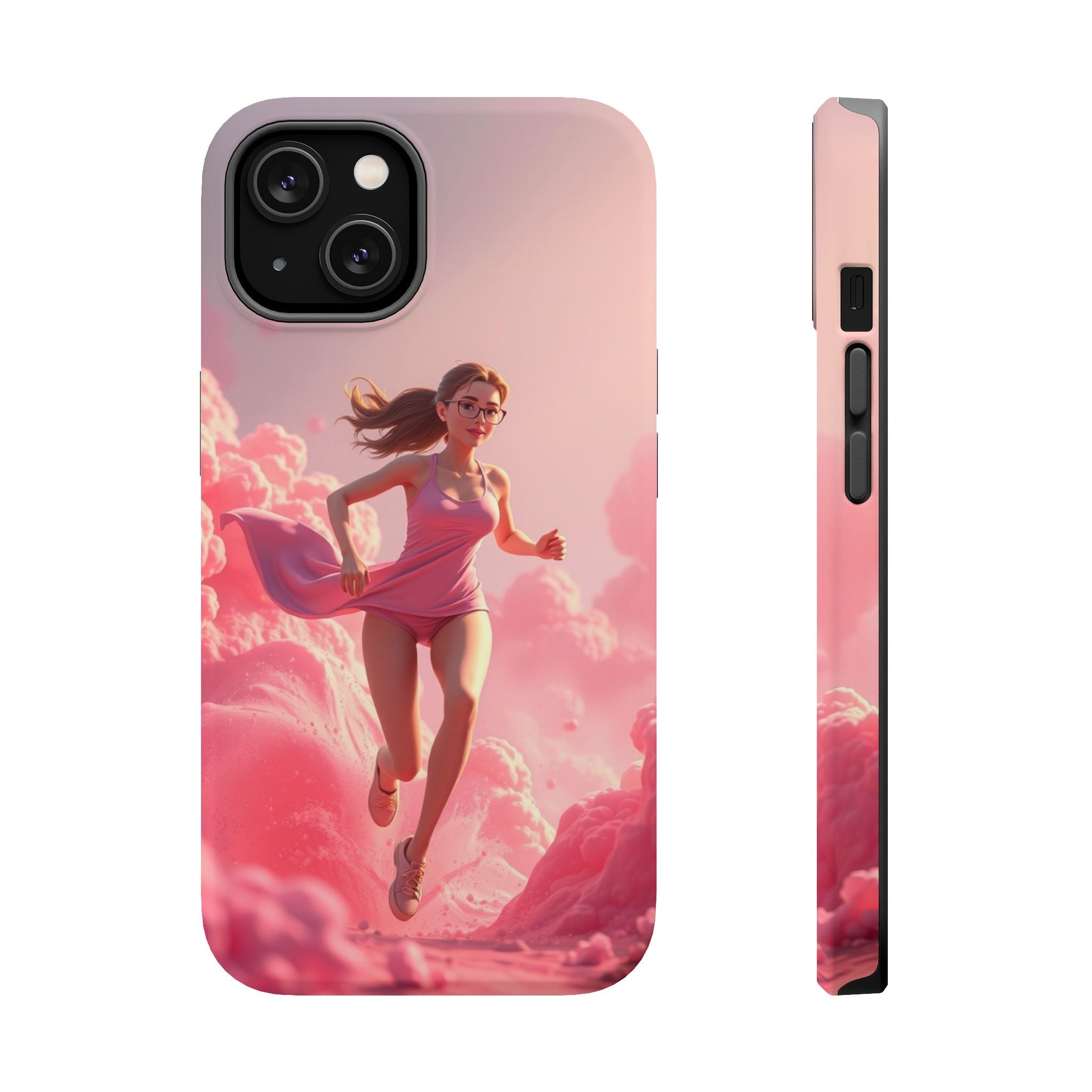 iPhone on Fumes 3D Digital Bold Modern Everyday Snap Case · iPhone Case