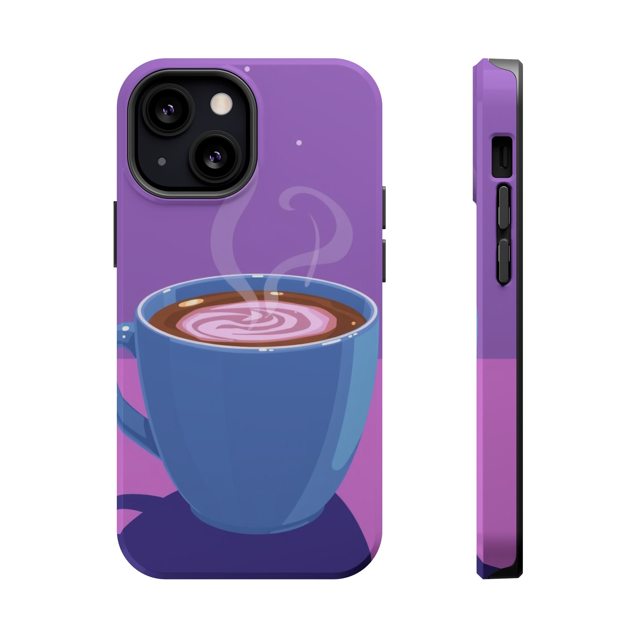 iPhone Emotional Support Coffee Pixel Art -Bit Soft Finish Everyday Case · iPhon