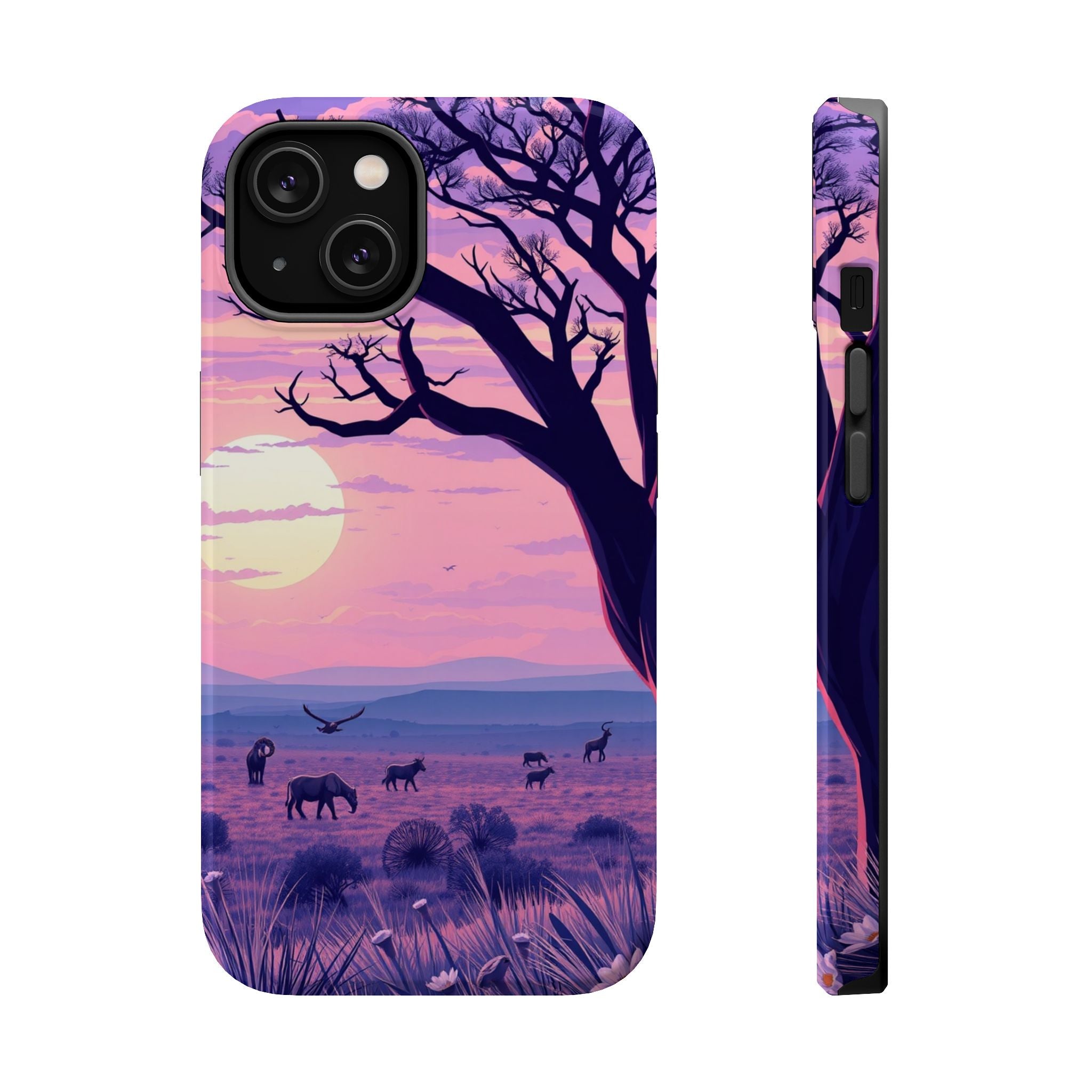 iPhone Lavender And Pearl Savanna Horizon Slim iPhone Everyday Designer · iPhone