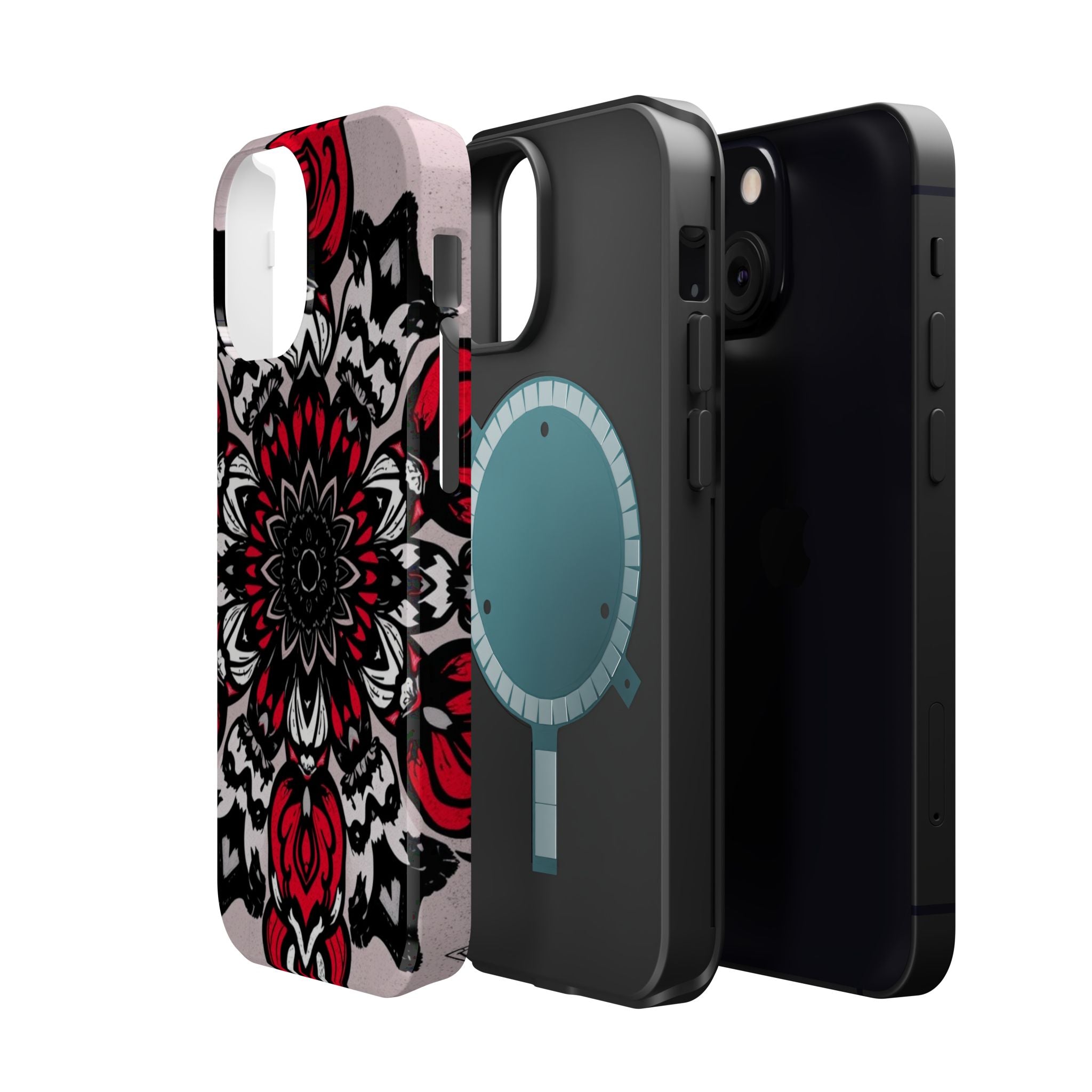 iPhone Floral Mandala Bold Art Slim Everyday Designer Case · iPhone Case