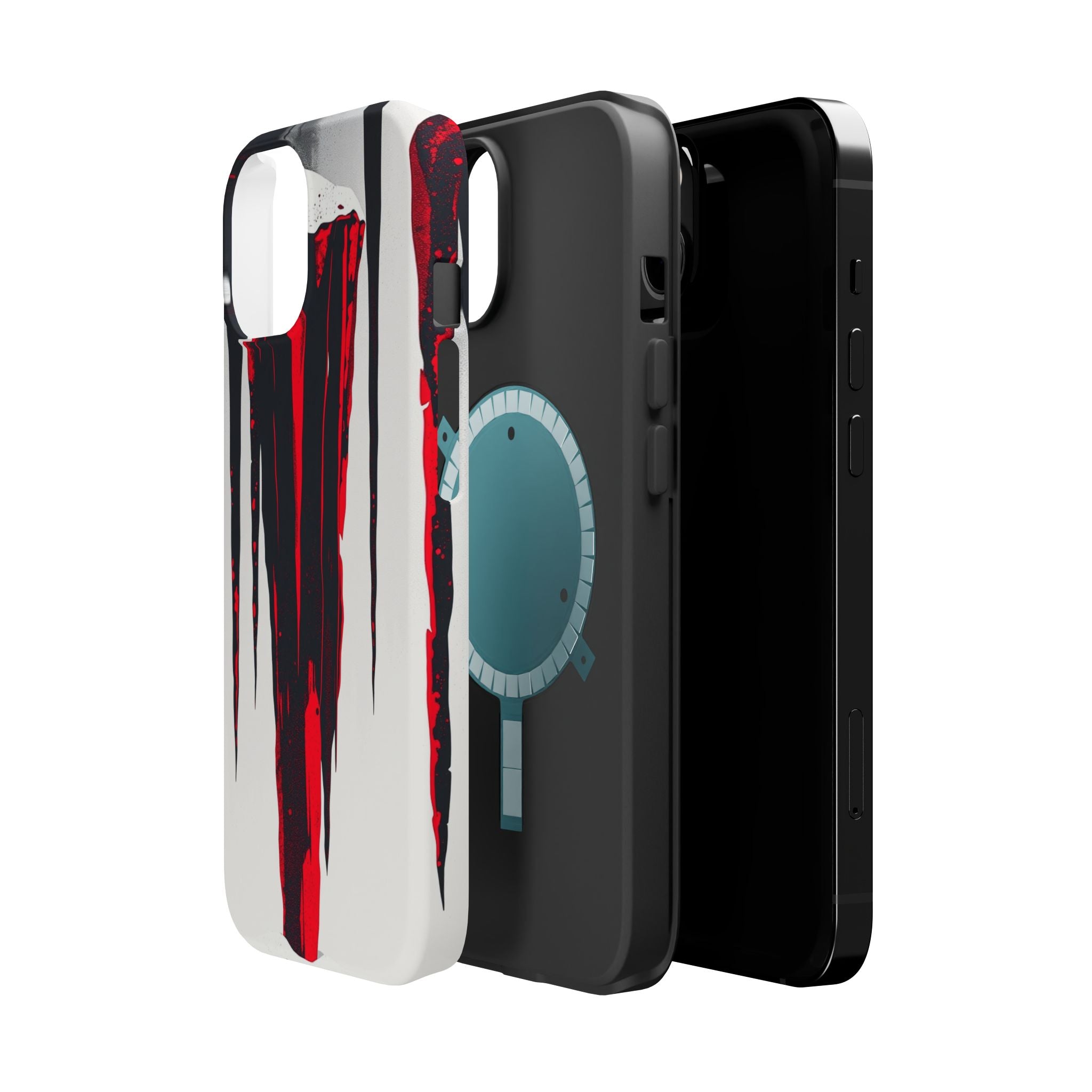iPhone Black And Crimson Icicle Formation Slim iPhone 15 Everyday · iPhone Case