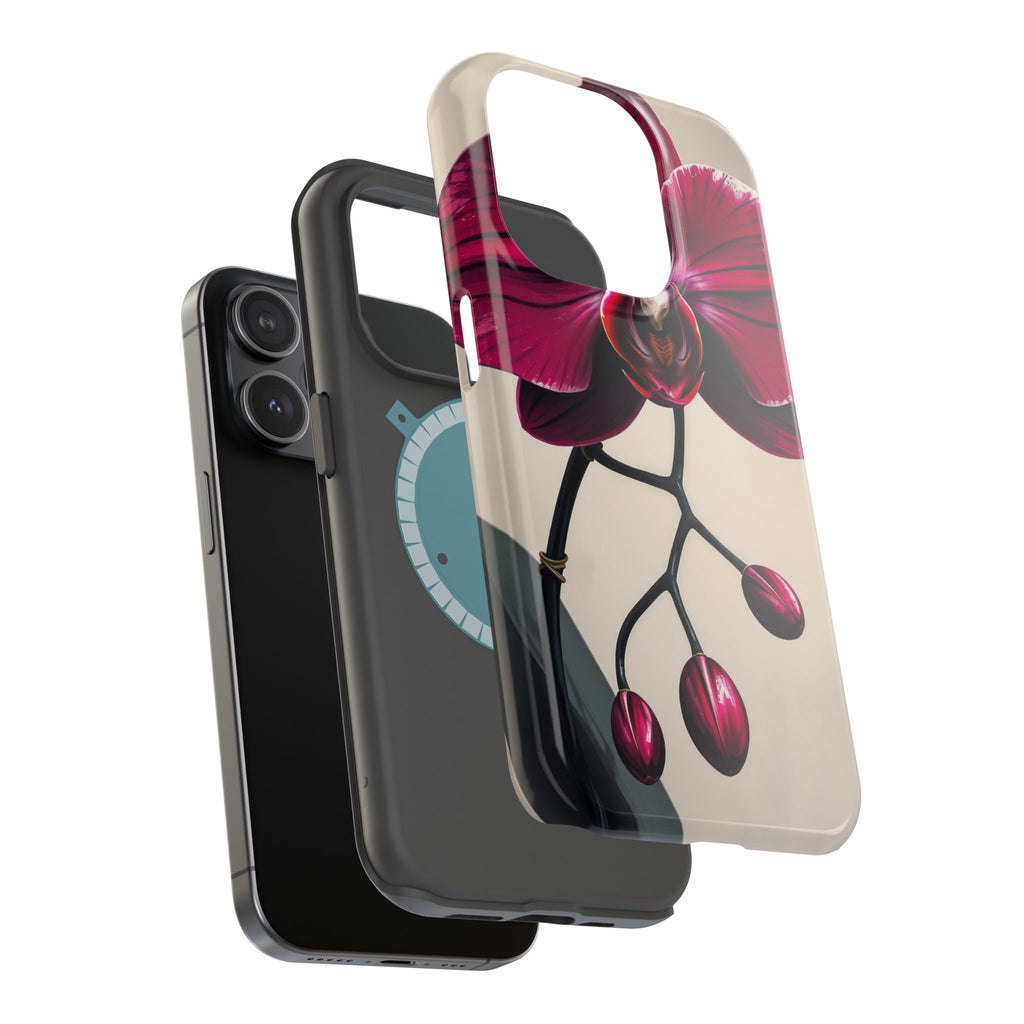 iPhone Orchid Study Enchanted Art Bold Modern Everyday Snap Case · iPhone Case