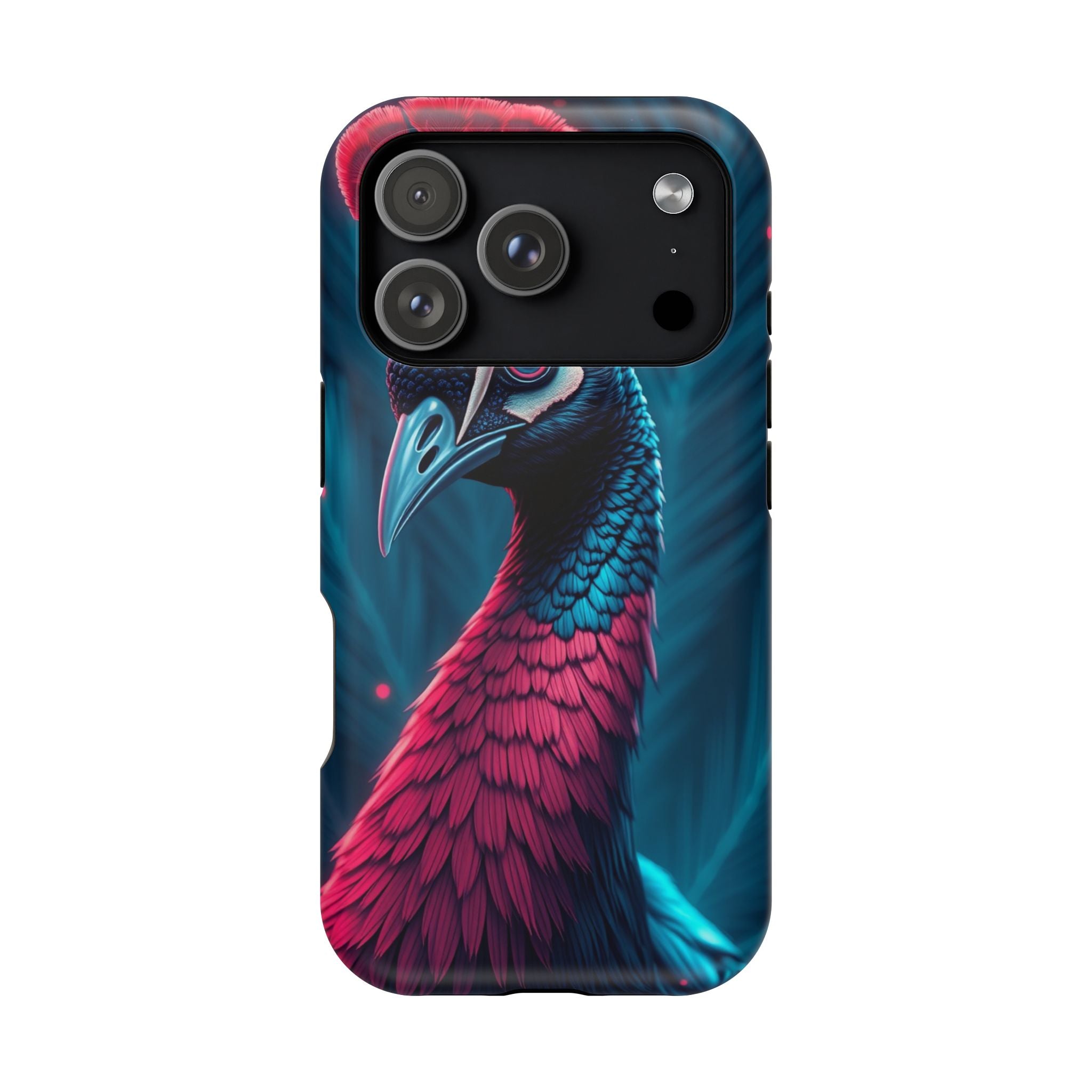 iPhone Nouveau Peacock Electric Art Slim Everyday Designer Case · iPhone Case