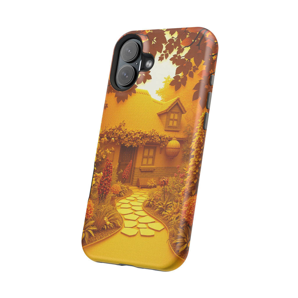 iPhone Vibrant Cottage Garden Design Slim Everyday Designer Case · iPhone Case