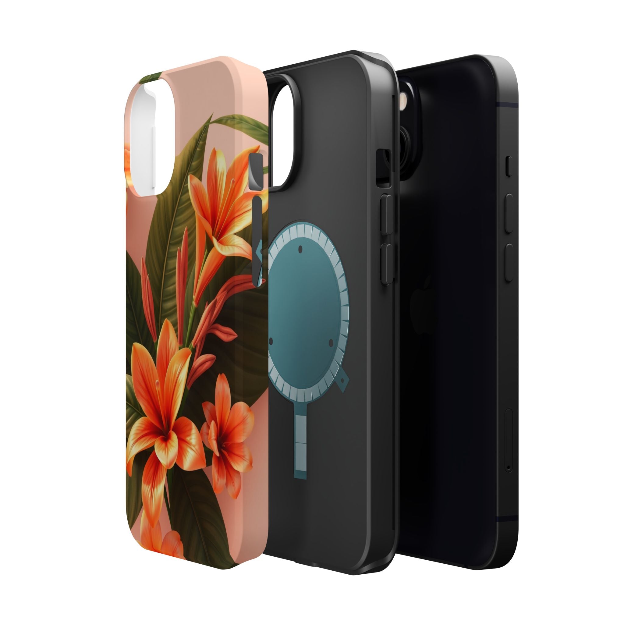 iPhone Tropical Bloom 3D Digital Bold Modern Everyday Snap Case · iPhone Case