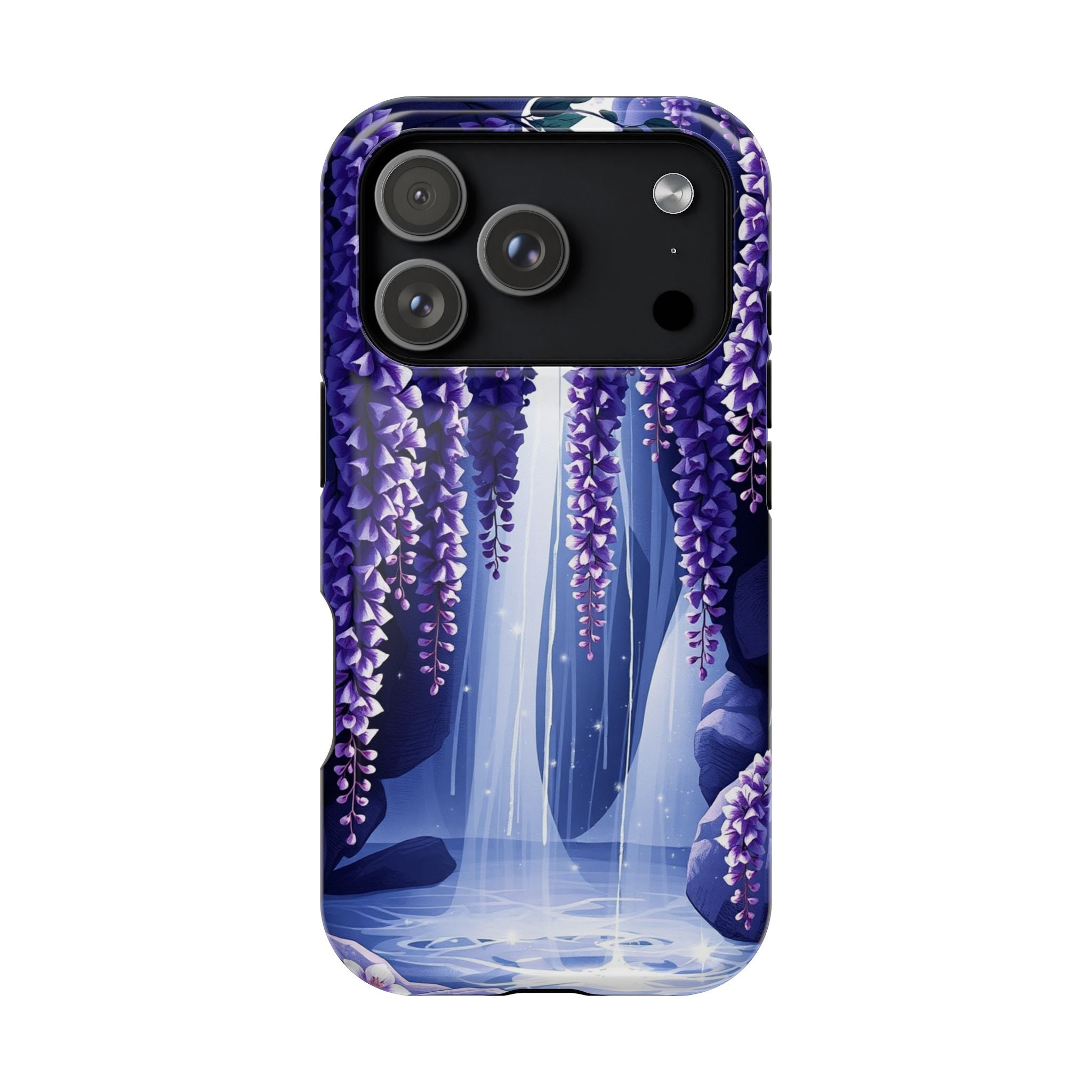 iPhone Wisteria Cascade Serene Design Slim Snap Case Ga · iPhone Case