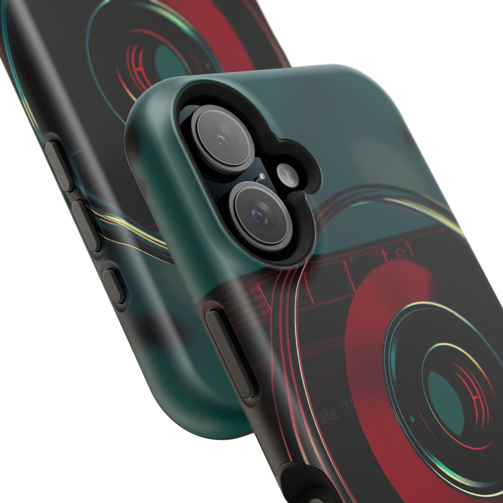 iPhone Vibrant Cassette Tape Rewind Design Slim Everyday Designer Case · iPhone