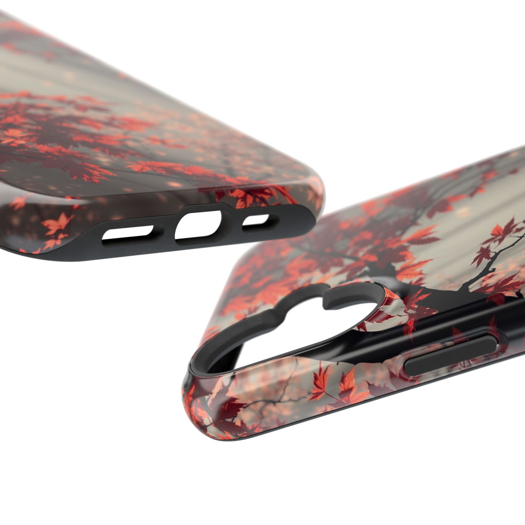 iPhone Charcoal And Copper Autumn Maple Slim Everyday iPhone 17 · iPhone Case