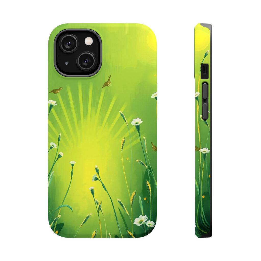 iPhone Spring Meadow Cinematic Art Bold Modern Everyday Snap Case · iPhone Case