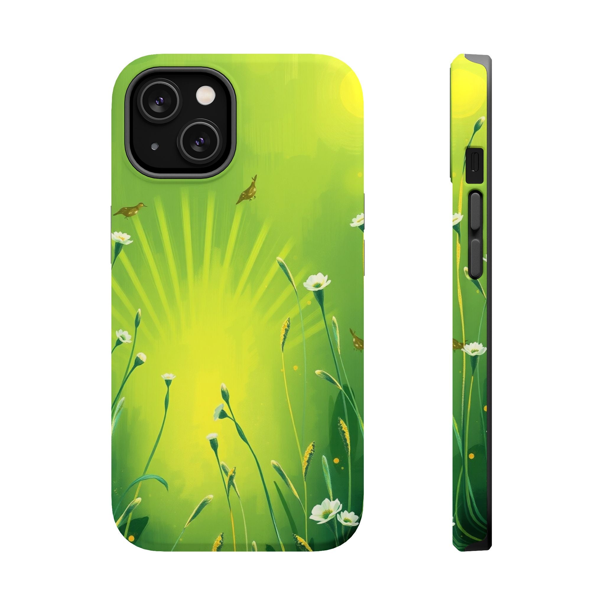 iPhone Spring Meadow Cinematic Art Bold Modern Everyday Snap Case · iPhone Case