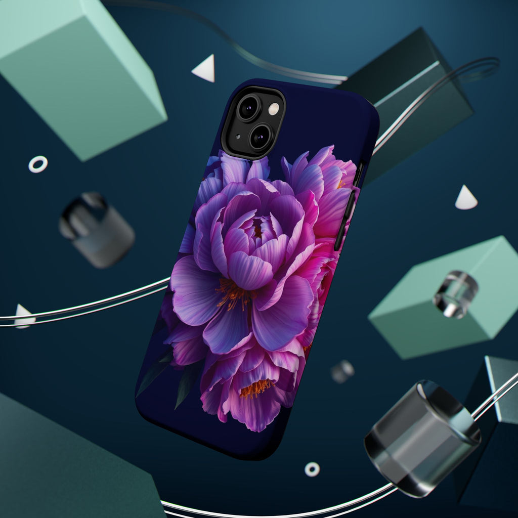 iPhone Peony Bouquet 3D Digital Slim Everyday Designer Case · iPhone Case