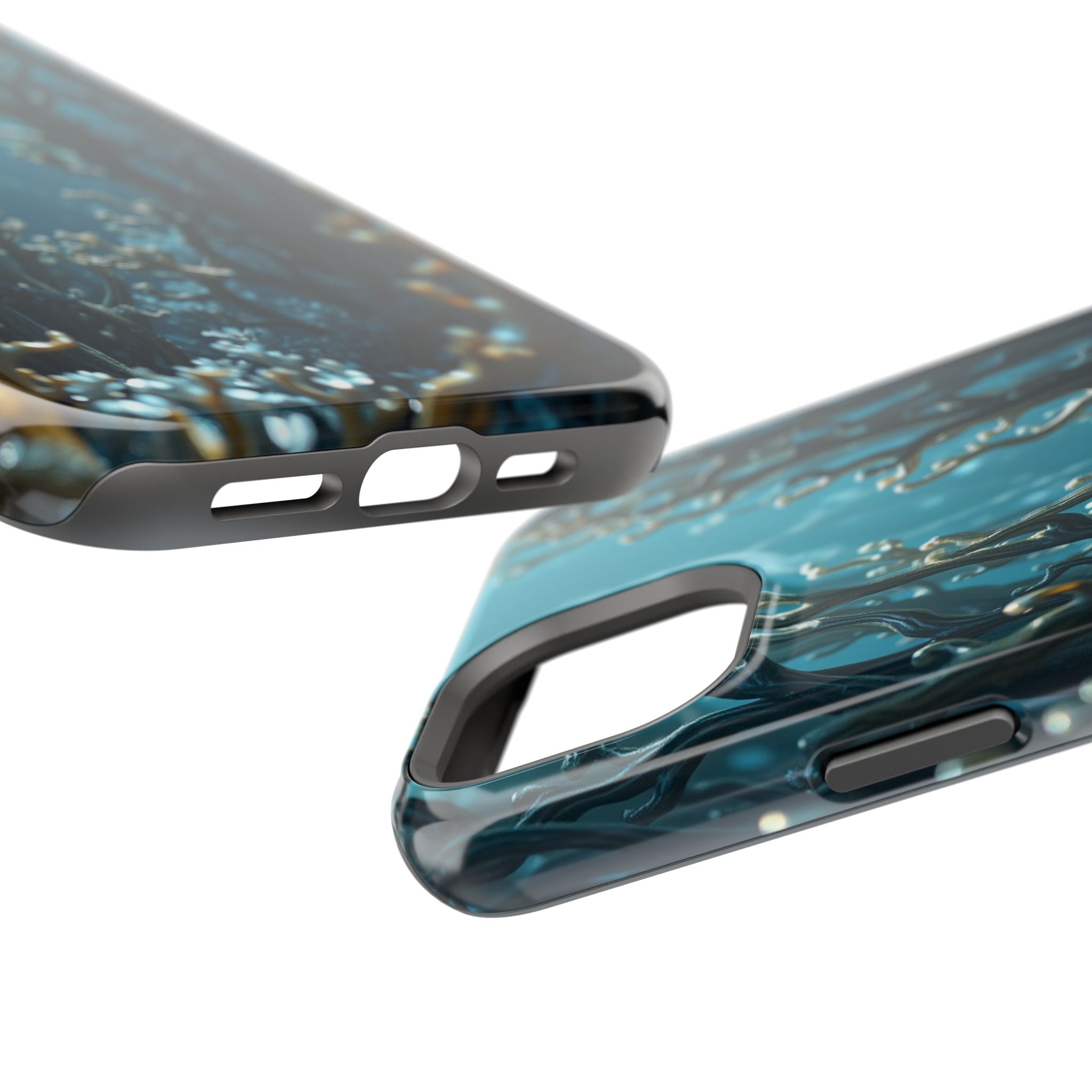iPhone Midnight Blue And Silver Kelp Forest Slim iPhone Everyday · iPhone Case