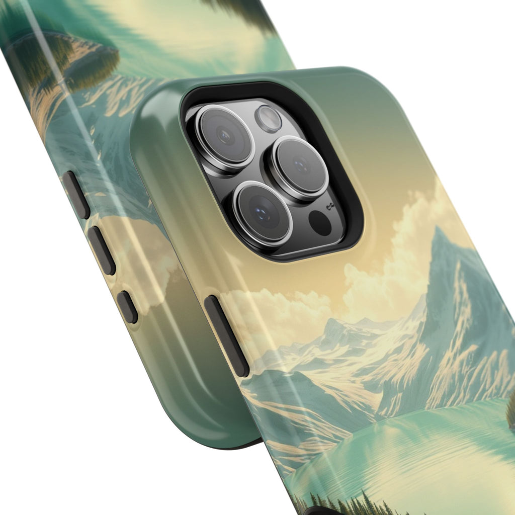 iPhone Glacier Lake Bold Art Slim Everyday Designer Case · iPhone Case