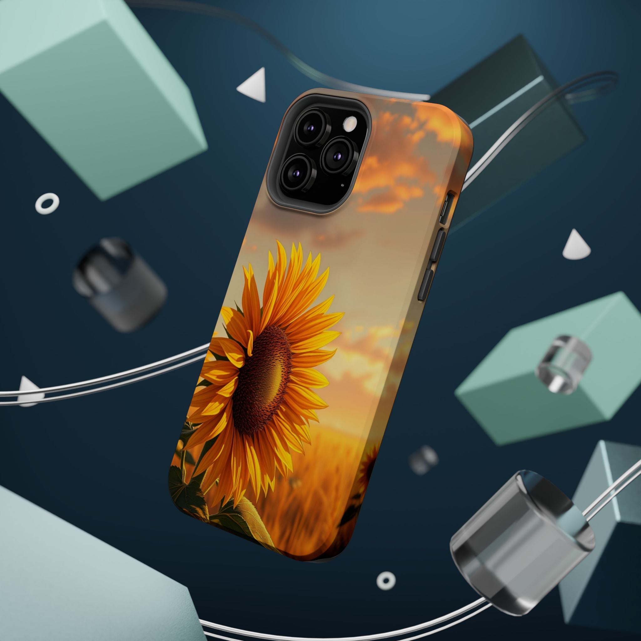 iPhone Sunflower Prairie Electric Art Slim Everyday Designer Case · iPhone Case