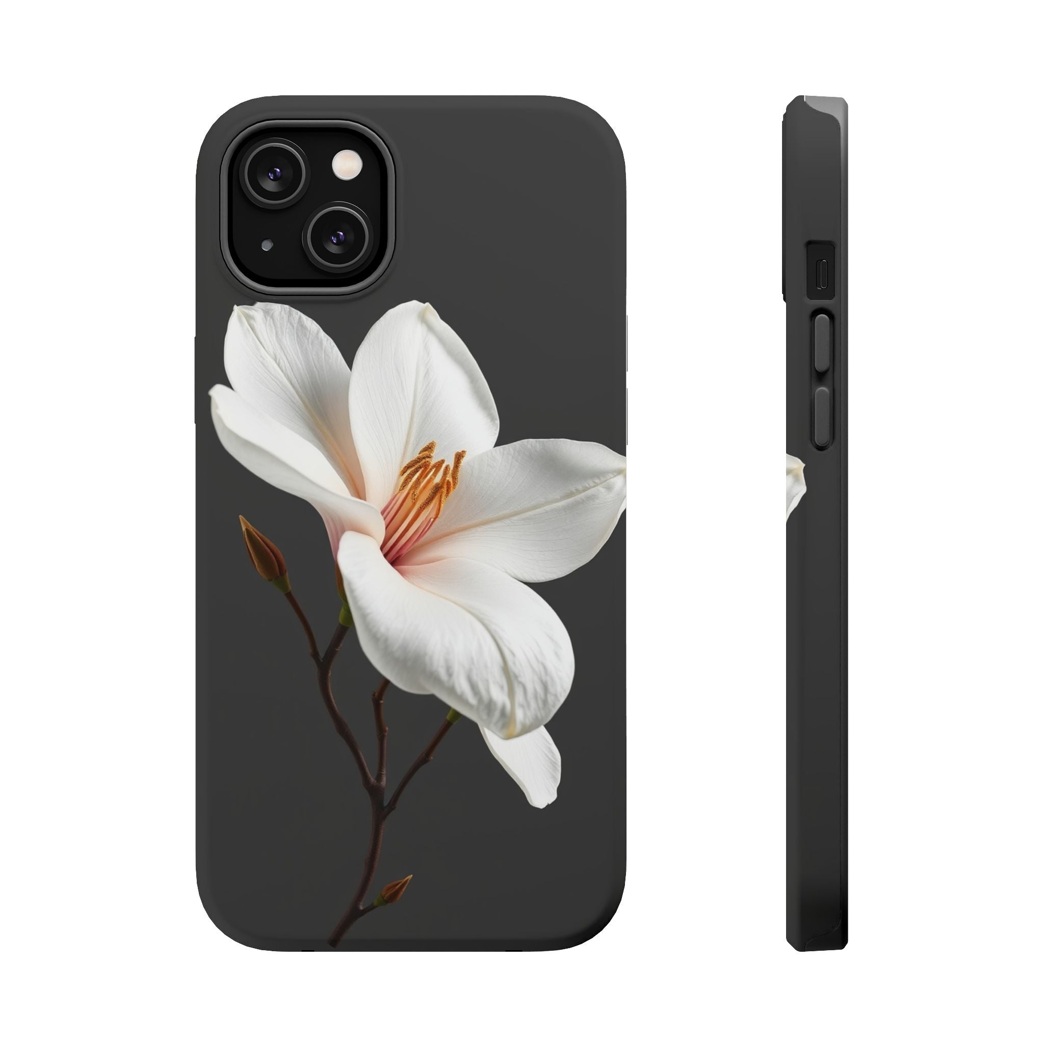 iPhone Earthy Magnolia Dream Design Slim Everyday Designer Case · iPhone Case