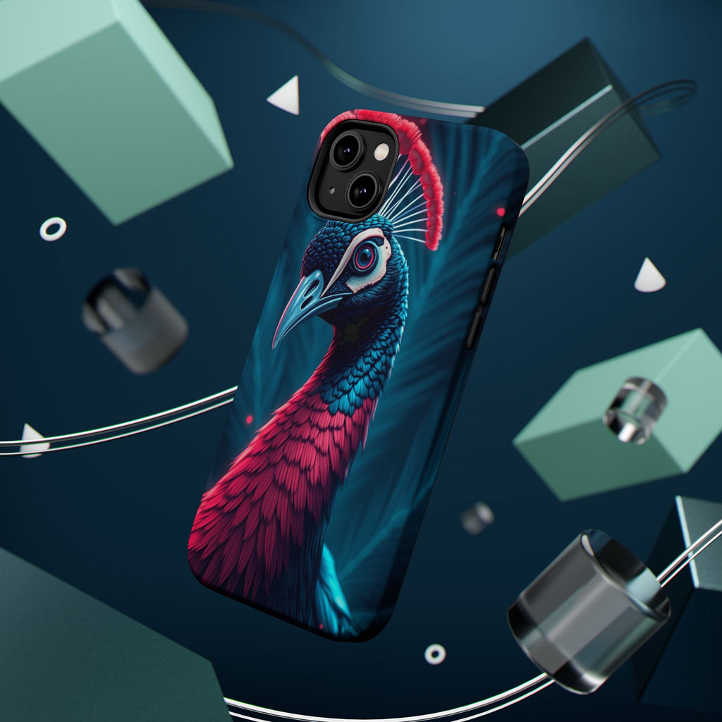 iPhone Nouveau Peacock Electric Art Slim Everyday Designer Case · iPhone Case