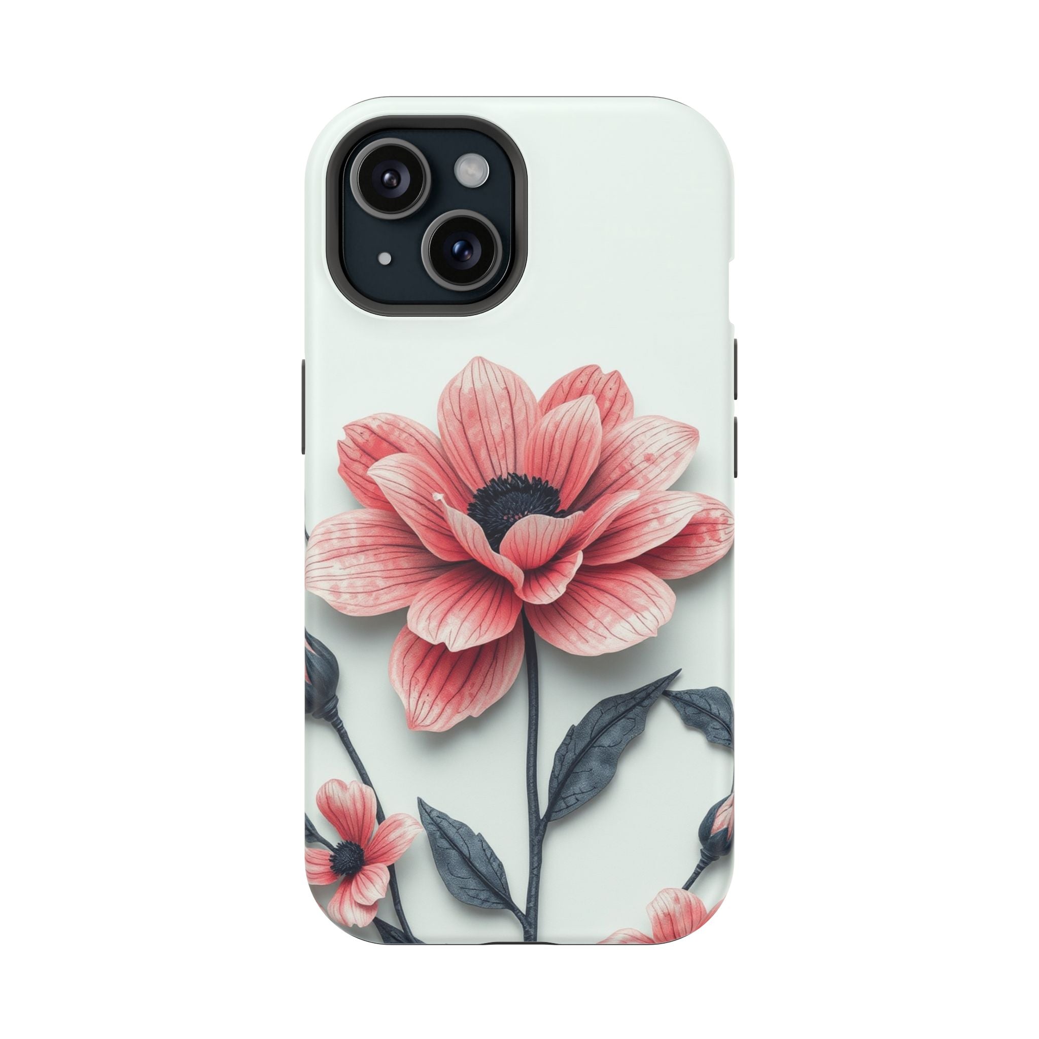 iPhone Dreamy Floral Ink Wash Design Slim Everyday iPhone 12 Designer · iPhone C