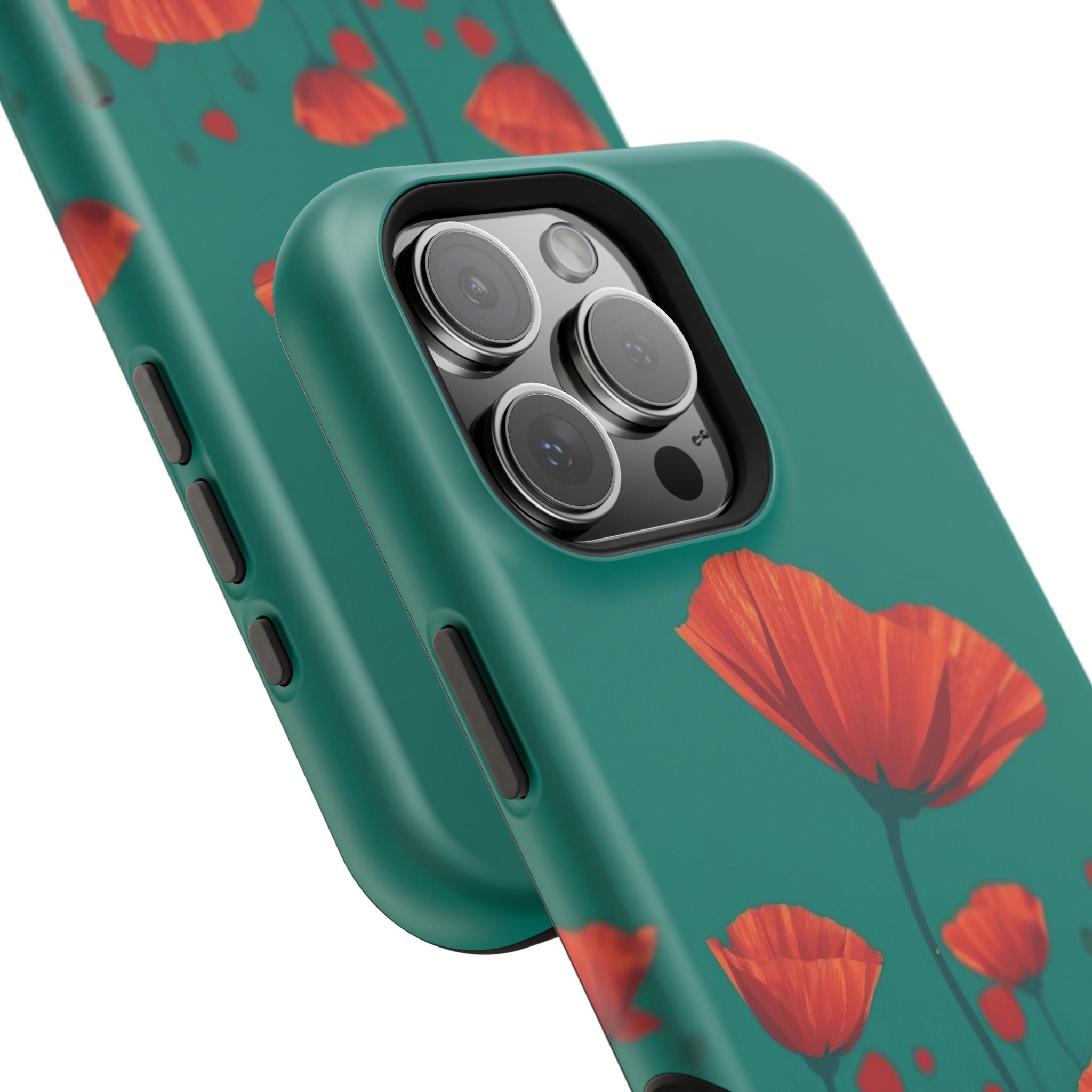 iPhone Earthy Poppy Field Design Bold Modern Everyday Snap Case · iPhone Case