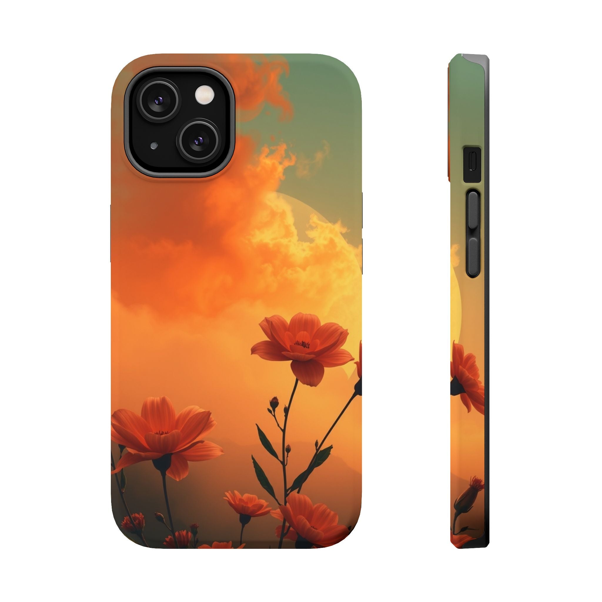 iPhone Floral Ombre Enchanted Art Bold Modern Everyday Snap Case · iPhone Case