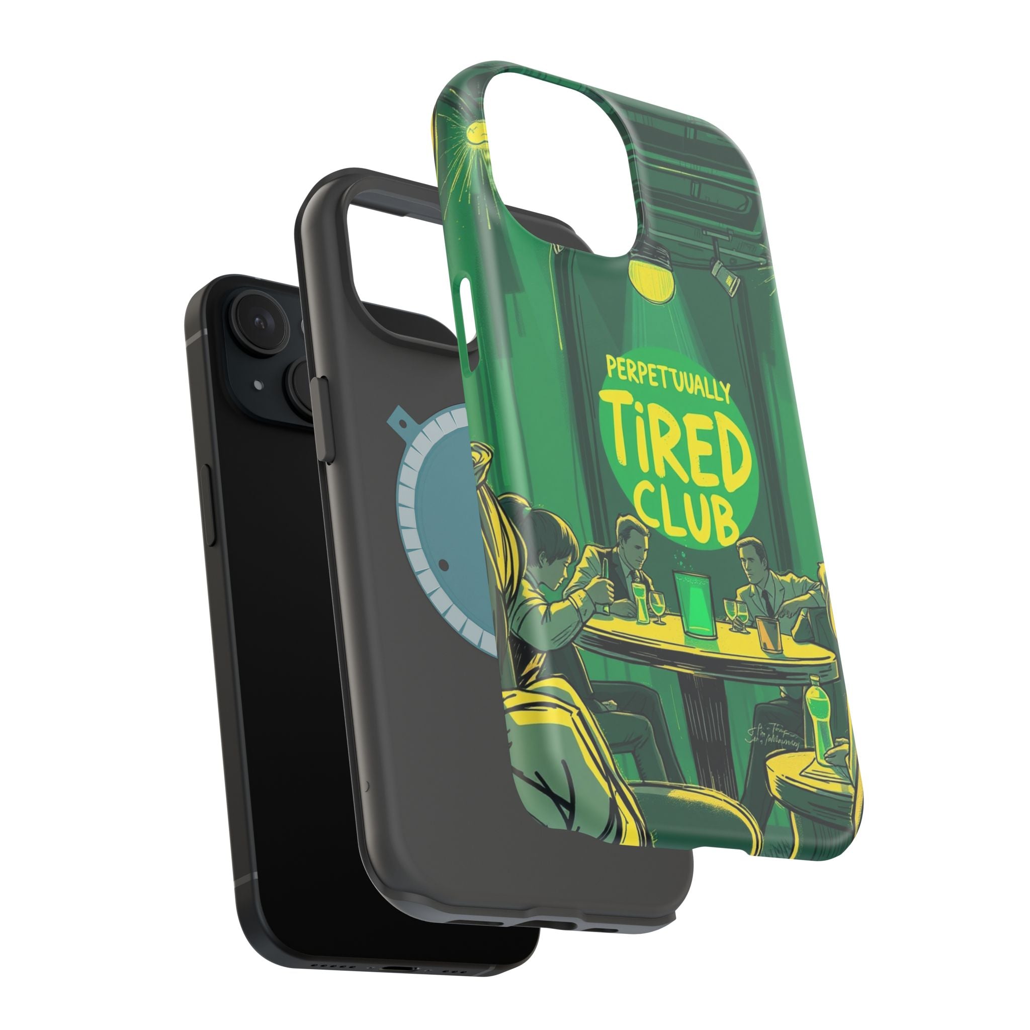iPhone Radiant Perpetually Tired Club Design Slim Everyday Designer Case · iPhon