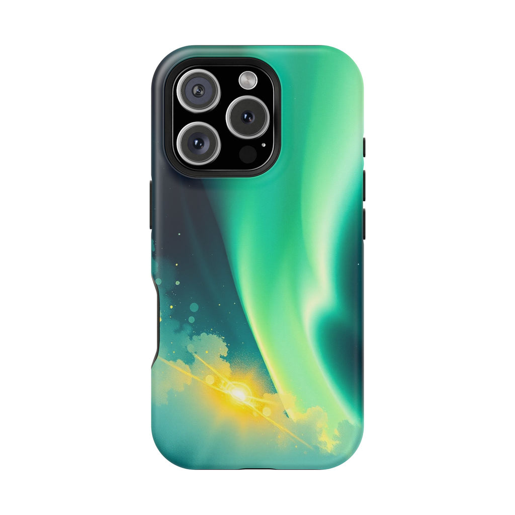 iPhone Serene Aurora Plasma Design Bold Modern Everyday Snap Case · iPhone Case