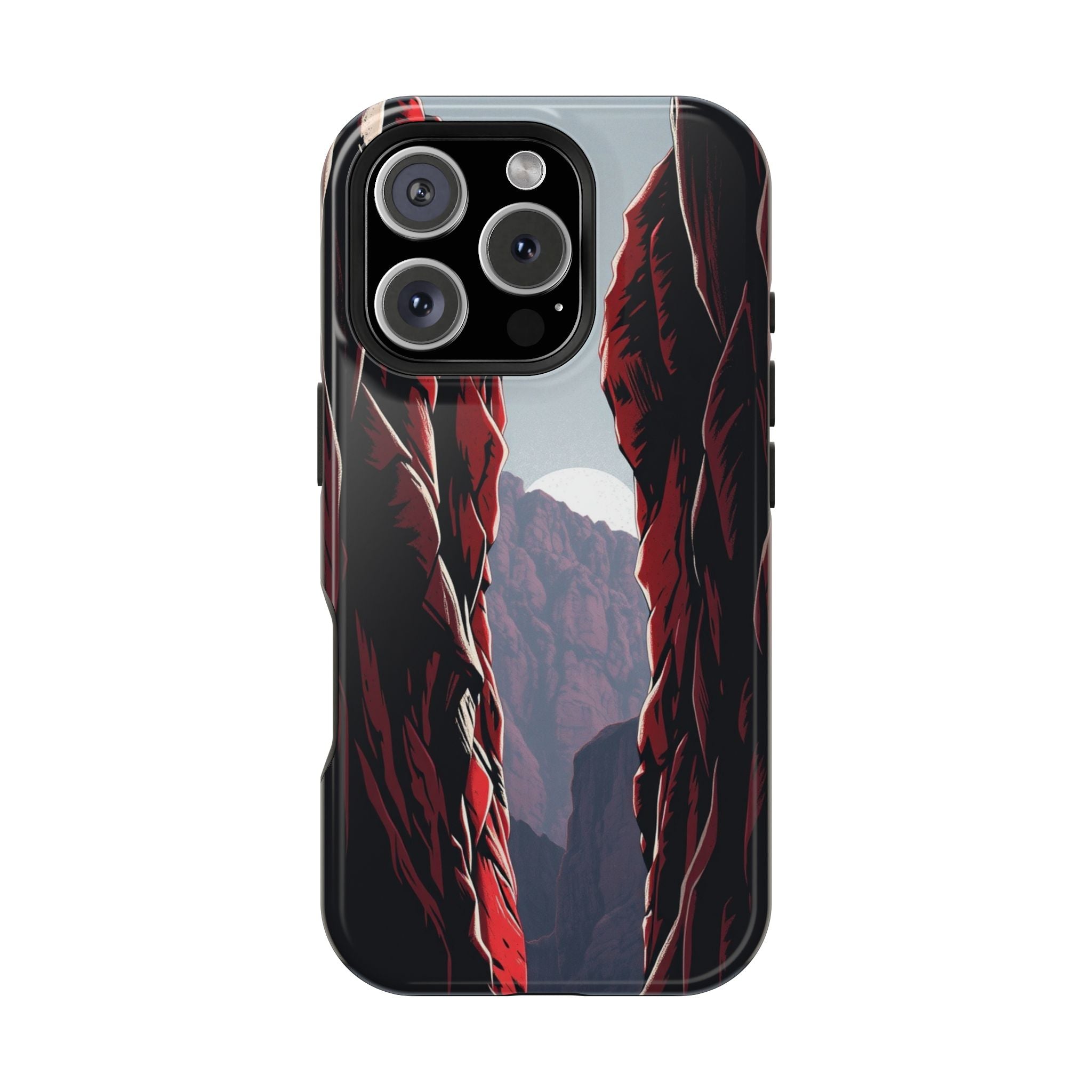 iPhone Serene Canyon Wall Design Bold Modern Everyday Snap Case · iPhone Case