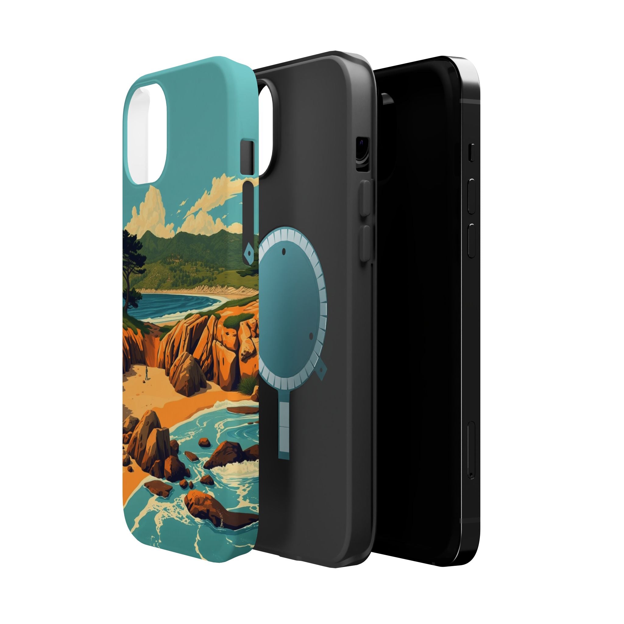 iPhone Pebble Beach Vintage Retro Poster Slim Everyday iPhone Designer · iPhone