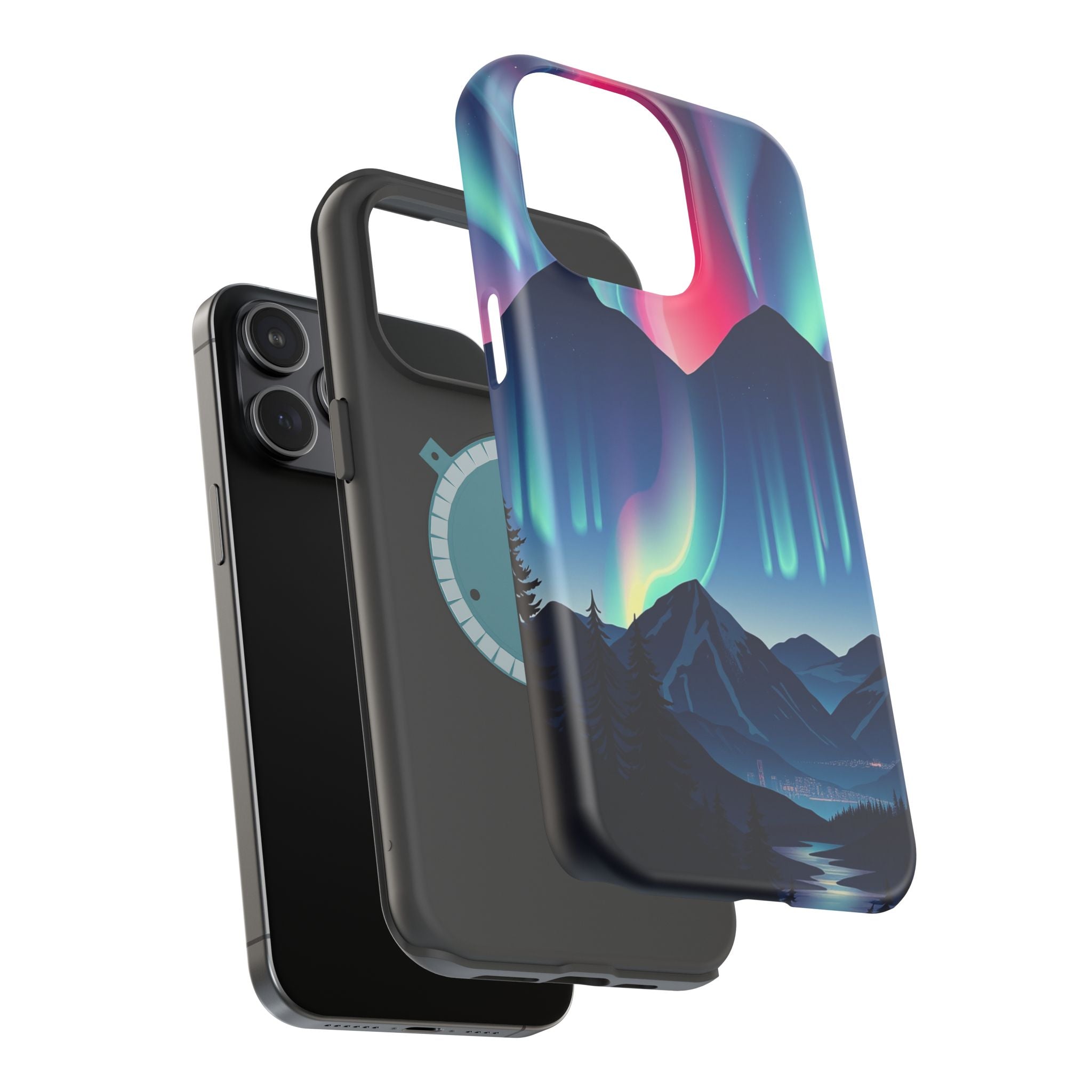 iPhone Dreamy Northern Lights Design Slim Everyday Designer Case · iPhone Case