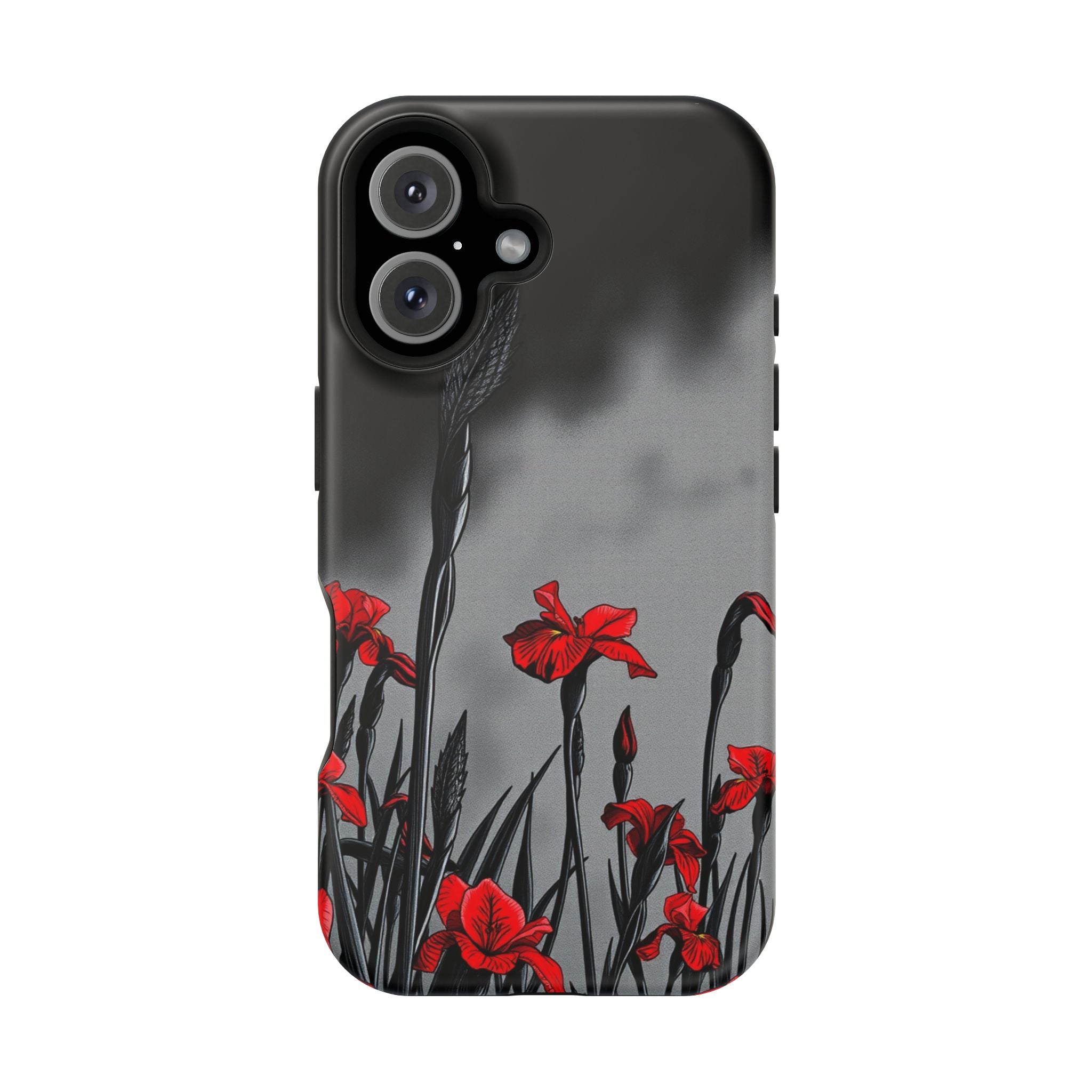 iPhone Iris Garden Cinematic Art Soft Finish Everyday Cas Slim Snap Case · iPhon