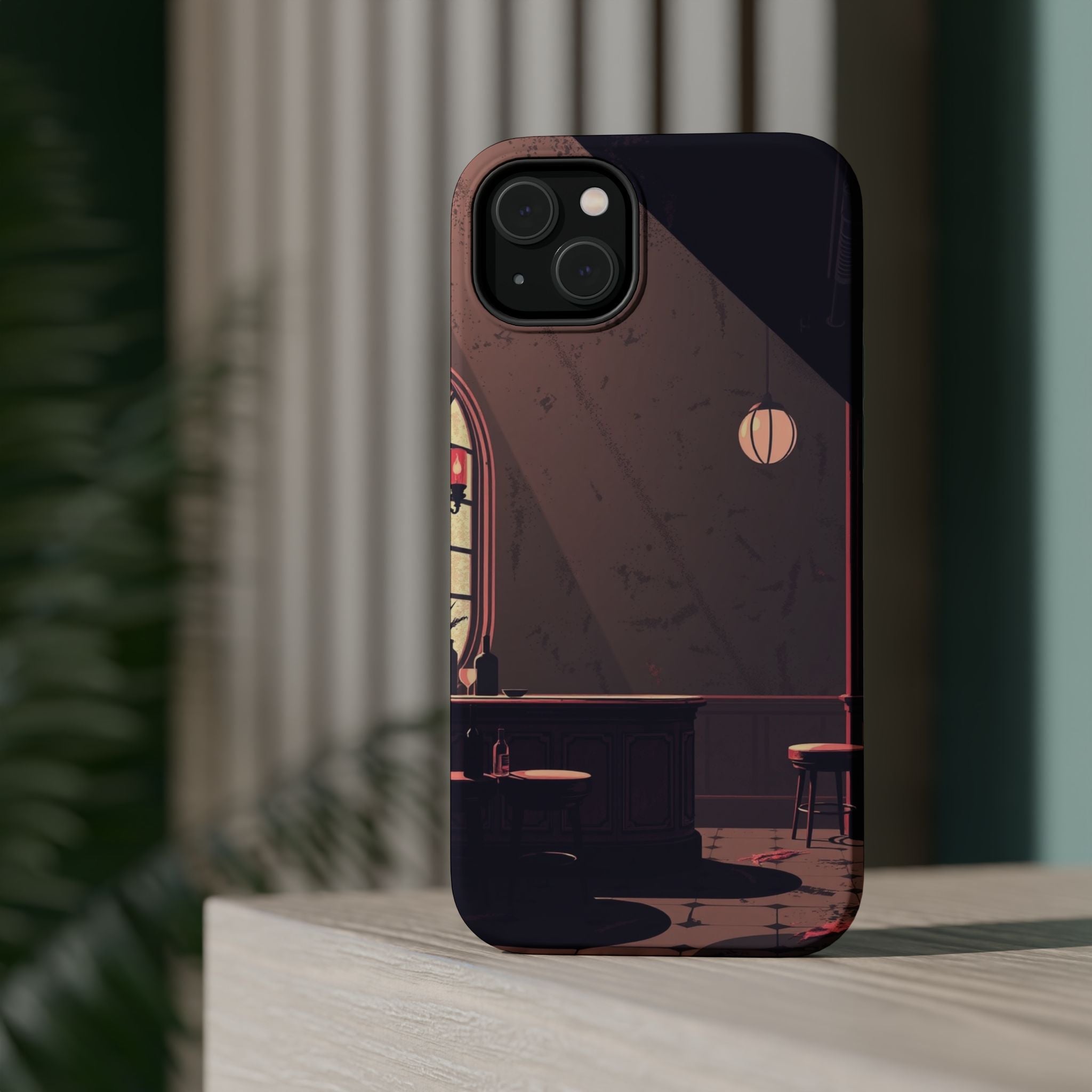 iPhone Speakeasy Dark Grunge Distressed Slim Everyday Designer Case · iPhone Cas