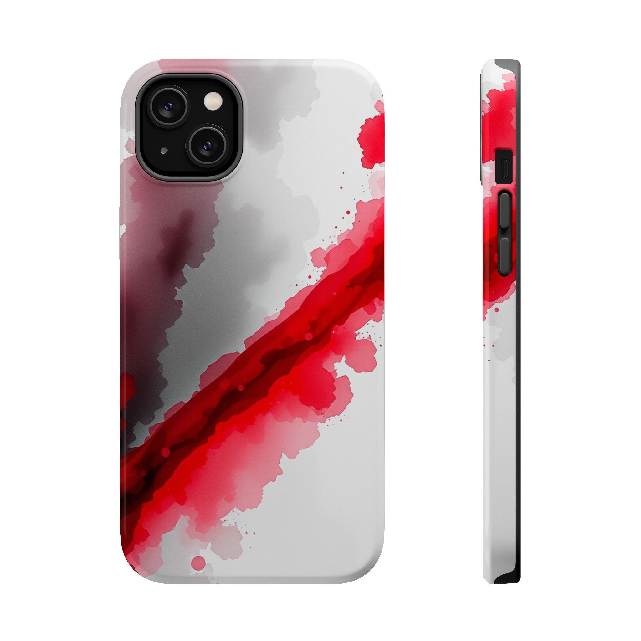 iPhone Carbon Fiber Weave Vibrant Watercolor Slim iPhone Everyday · iPhone Case