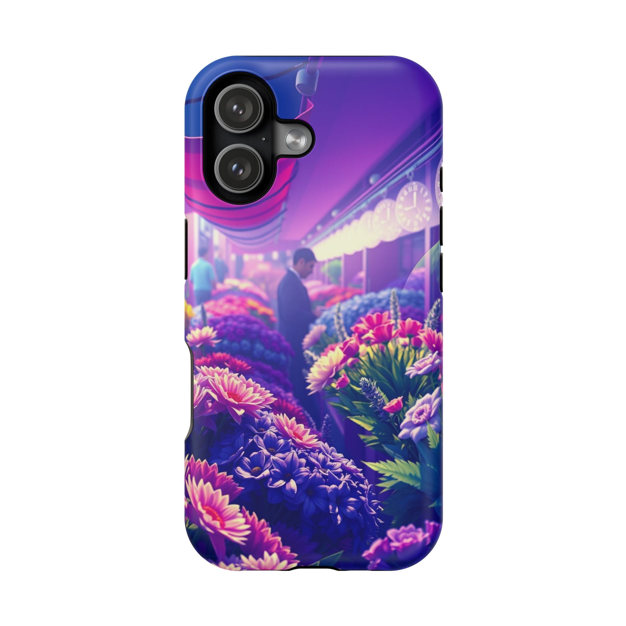 iPhone Flower Market Enchanted Art Bold Modern Everyday Snap Case · iPhone Case