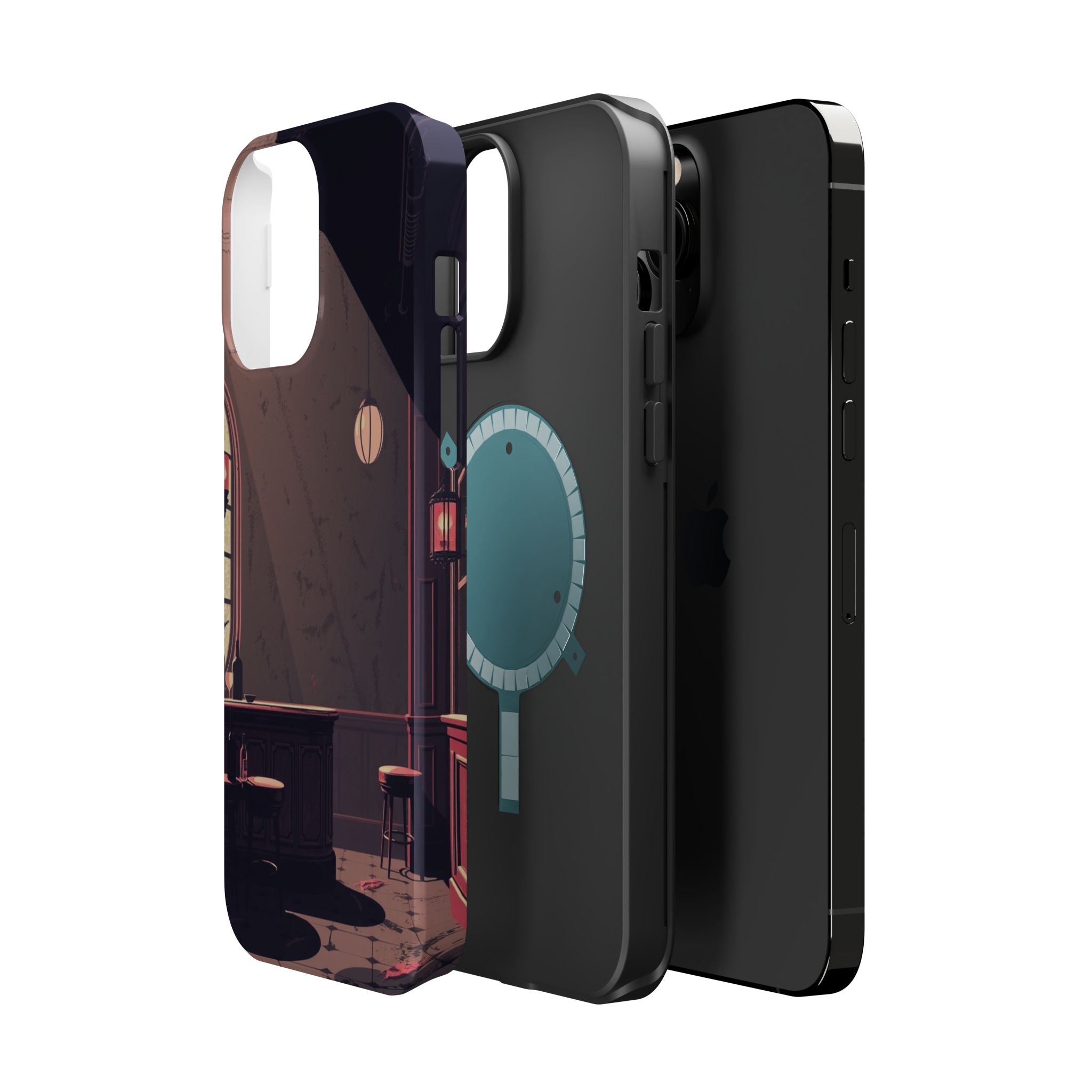 iPhone Speakeasy Dark Grunge Distressed Slim Everyday Designer Case · iPhone Cas