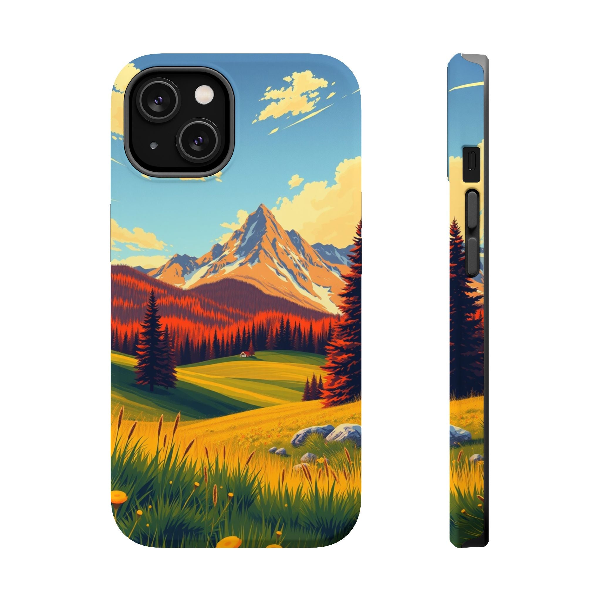 iPhone Radiant Alpine Meadow Design Slim Everyday Designer Case · iPhone Case