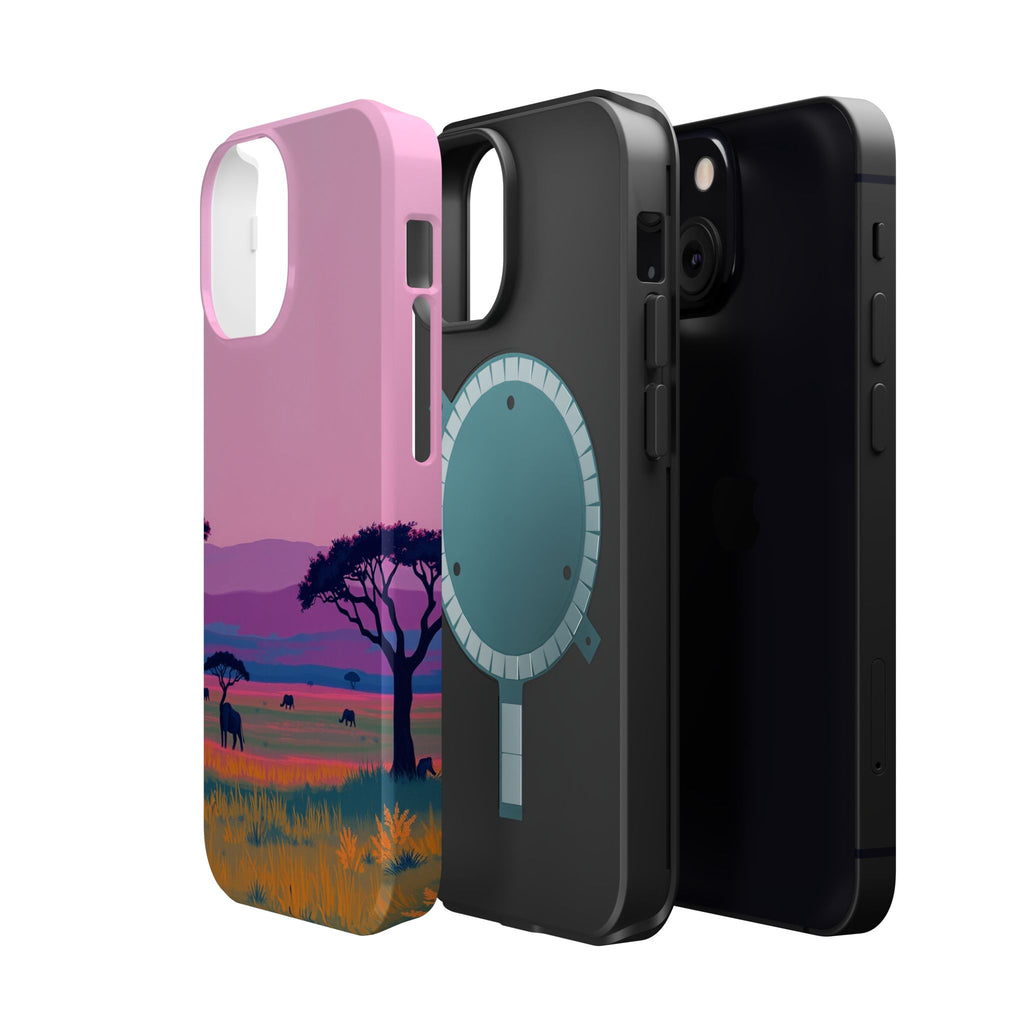 iPhone Savanna Horizon Electric Art Slim Everyday Designer Case · iPhone Case