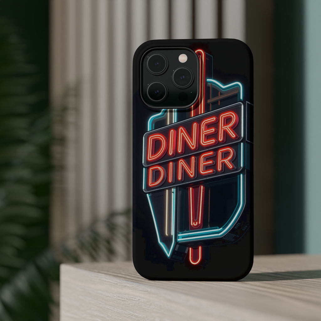 iPhone Neon Diner Sign Electric Art Slim Everyday Designer Case · iPhone Case