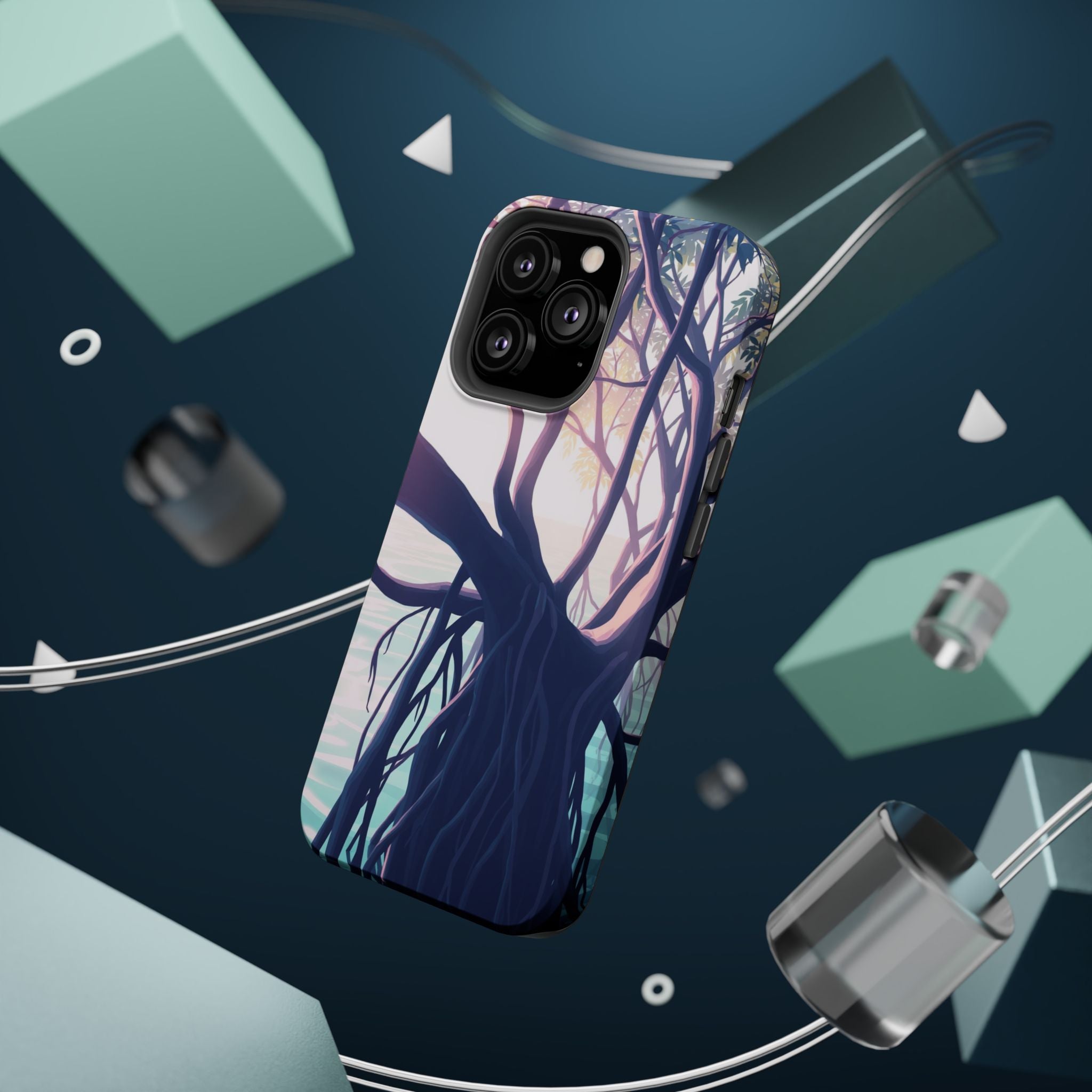 iPhone Mangrove Roots Holographic Iridescent Slim iPhone Everyday · iPhone Case