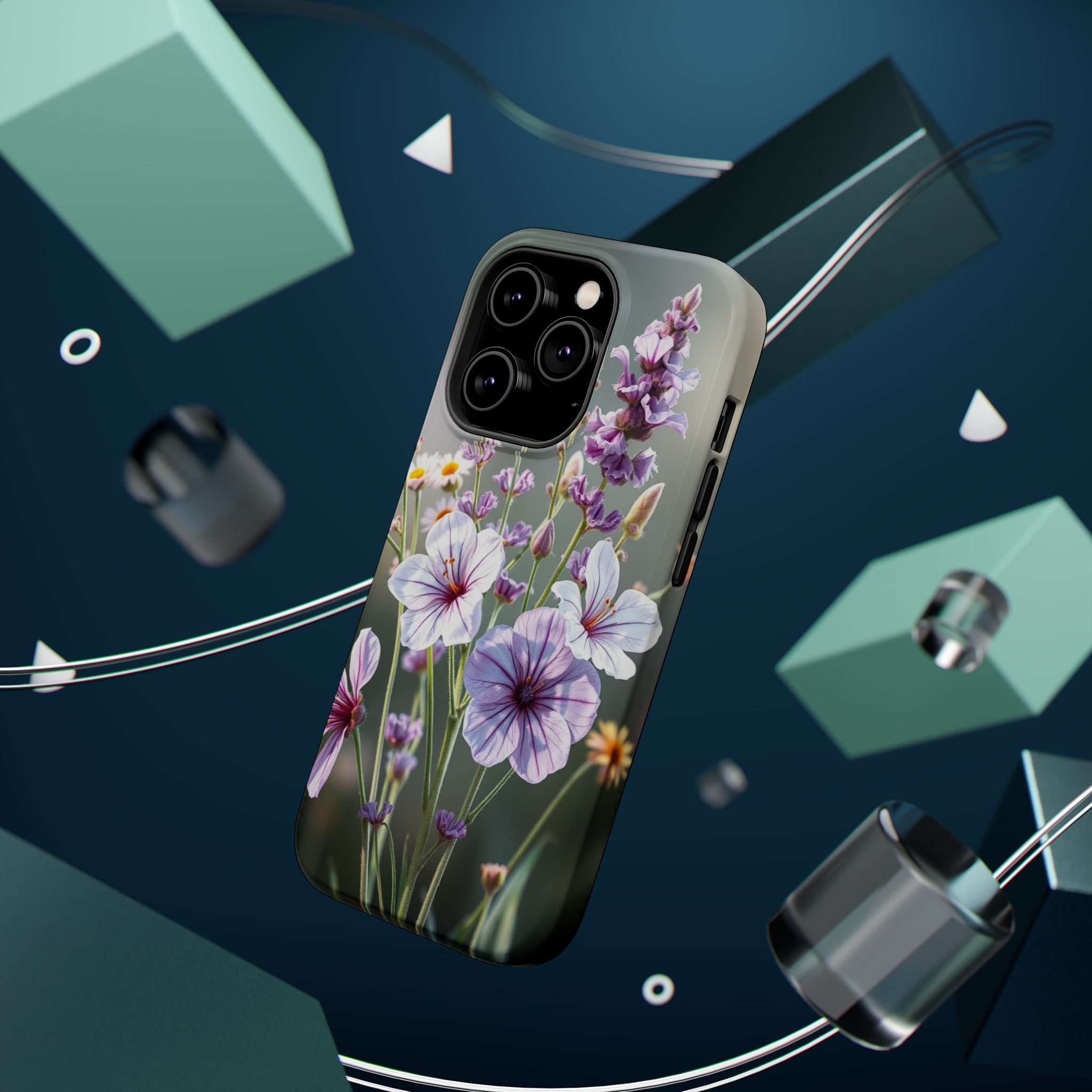 iPhone Wildflower Bunch Enchanted Art Slim Everyday Designer Case · iPhone Case