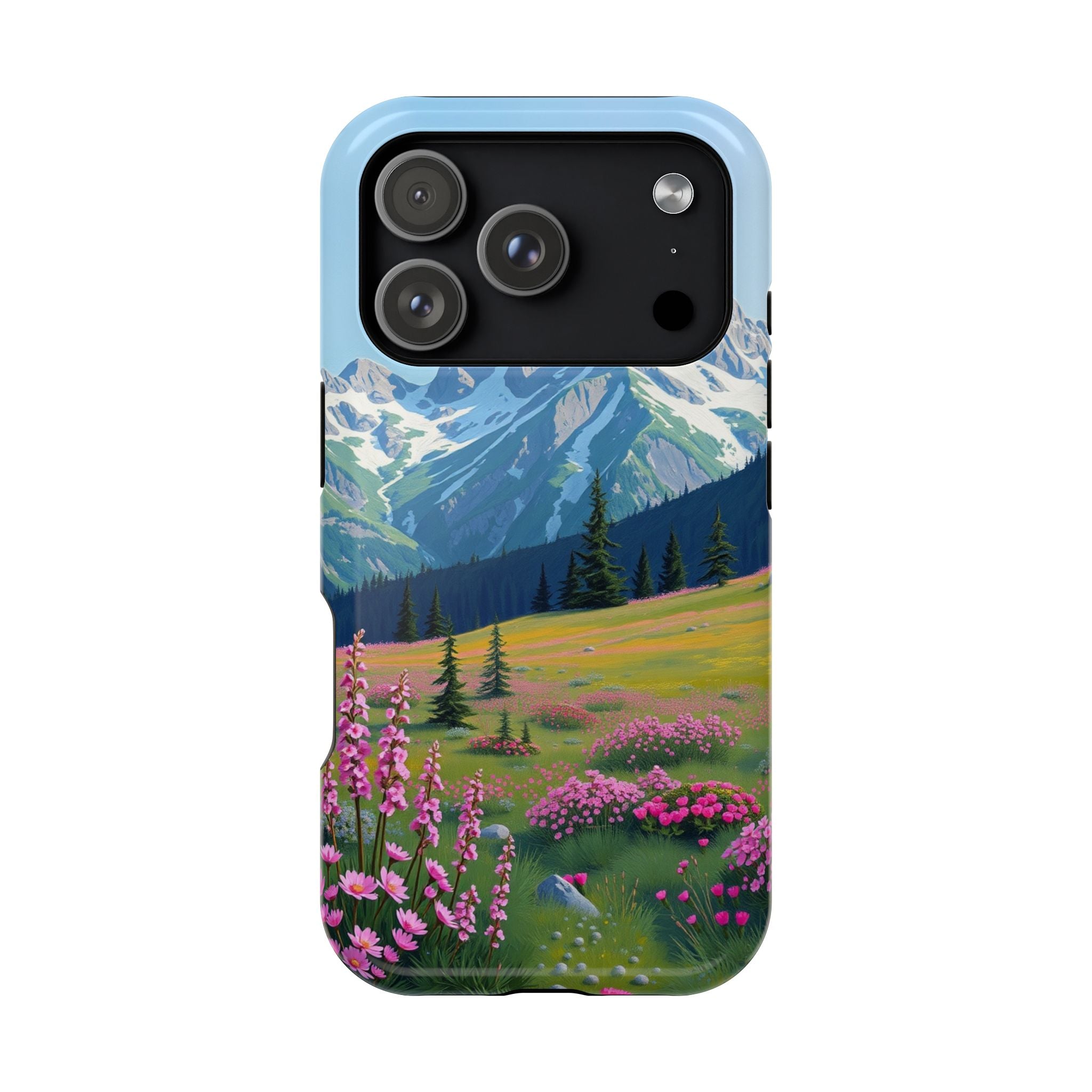 iPhone Earthy Alpine Meadow Design Bold Modern Everyday Snap Case · iPhone Case