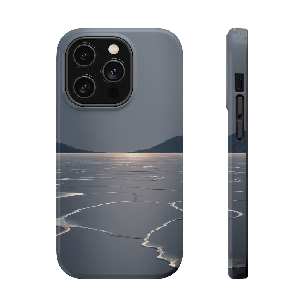 iPhone Charcoal And Copper Salt Flat Mirror Slim iPhone Everyday · iPhone Case