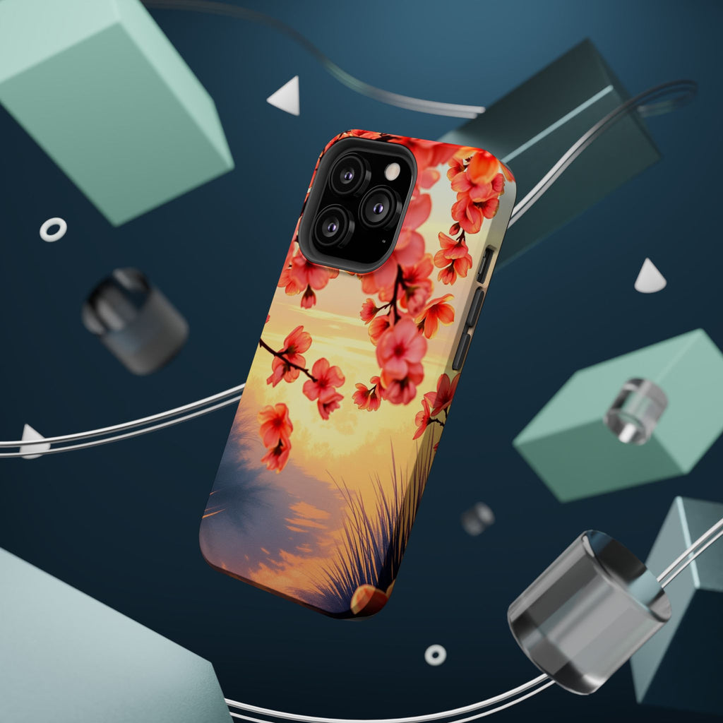 iPhone Sunset Amber And Peach Blossom Trail Slim Snap Cas Carry Case · iPhone Ca