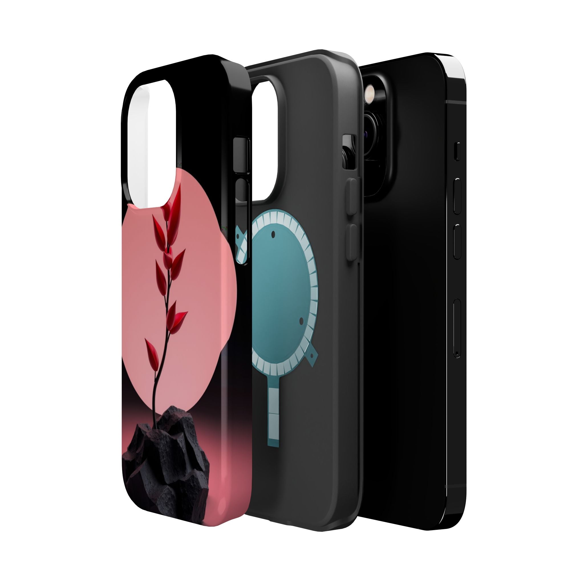iPhone Serene Minimalist Stem Design Slim Everyday Designer Case · iPhone Case