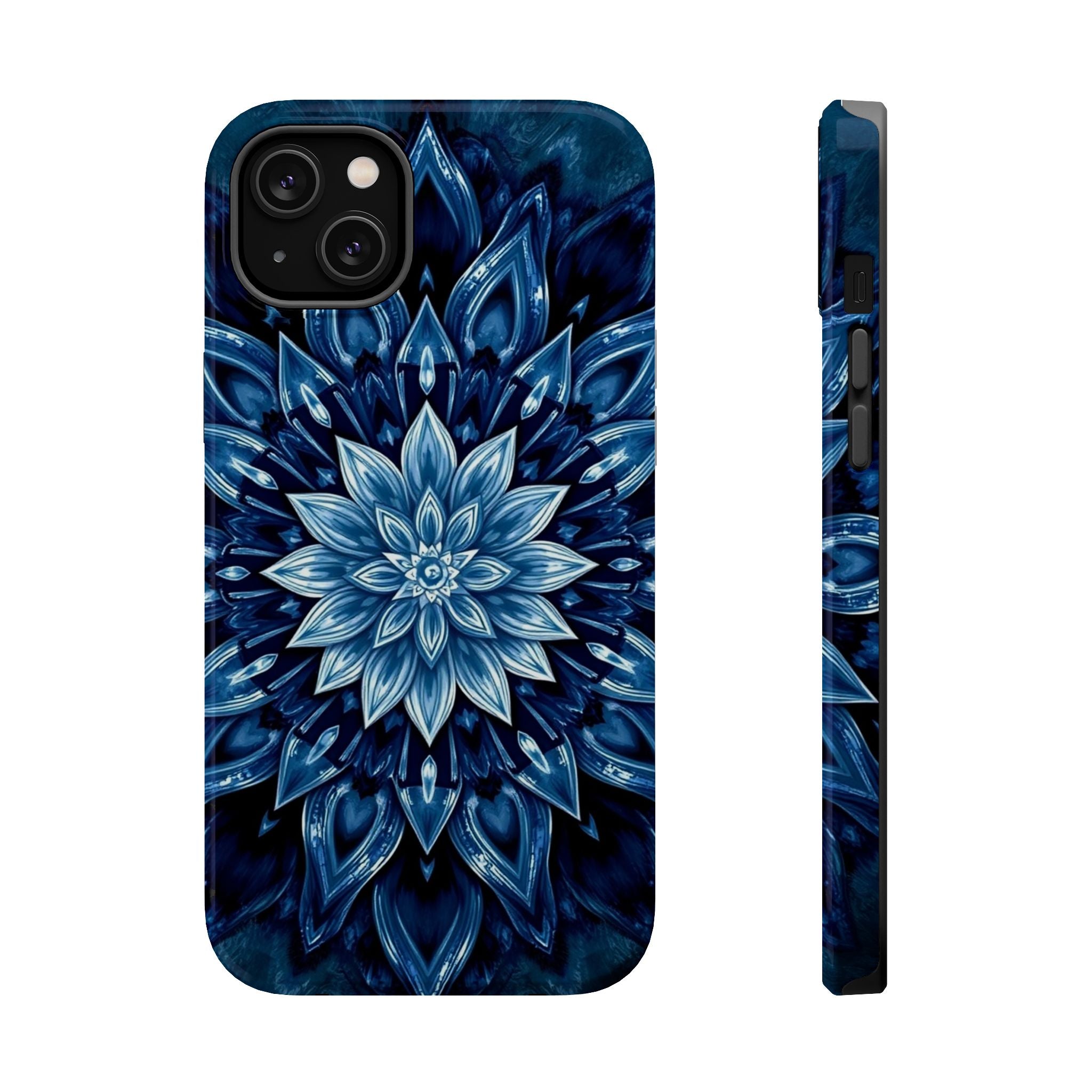 iPhone Floral Mandala Electric Art Bold Modern Everyday Snap Case · iPhone Case