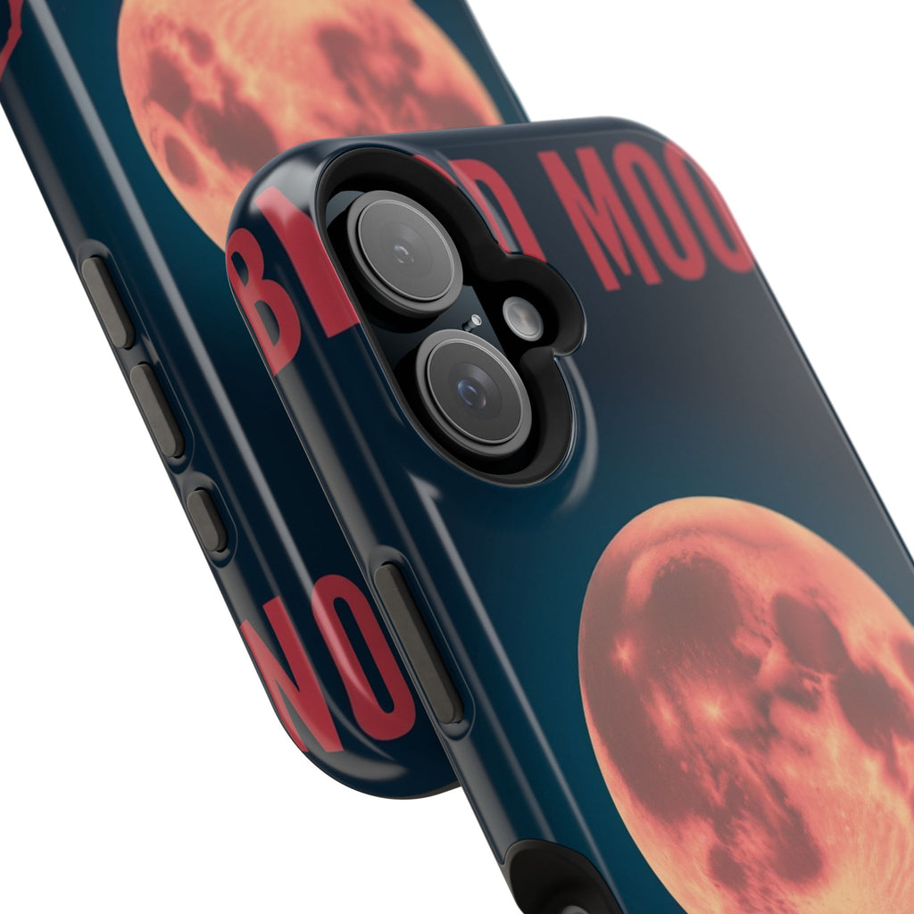 iPhone Blood Moon Rise Vintage Retro Poster Slim Everyday Designer Case · iPhone