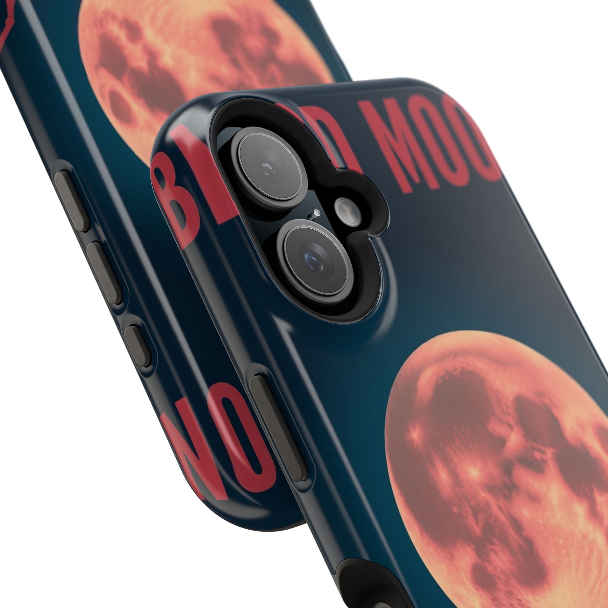 iPhone Blood Moon Rise Vintage Retro Poster Slim Everyday Designer Case · iPhone